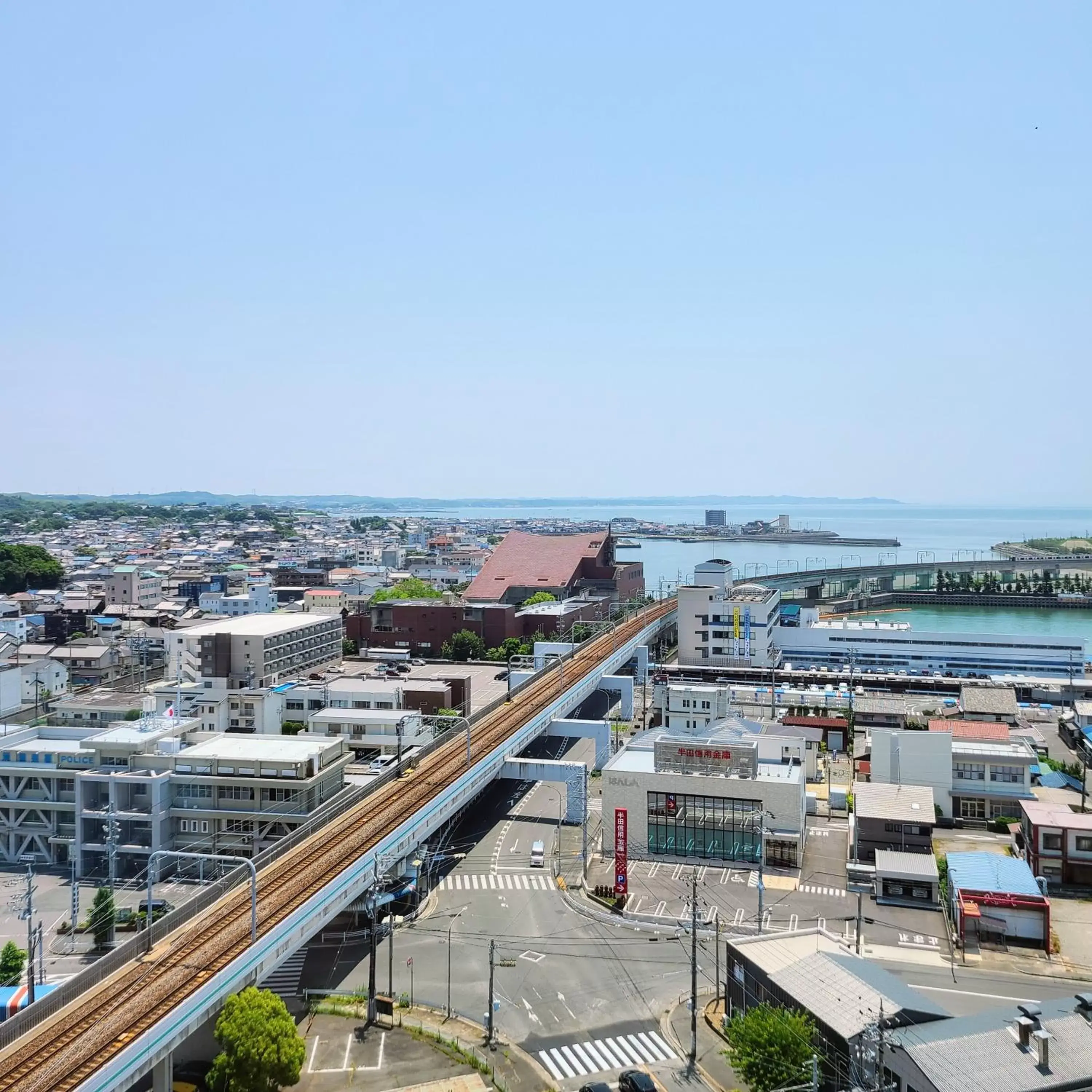 Sea view in Spring Sunny Hotel Nagoya Tokoname ekimae