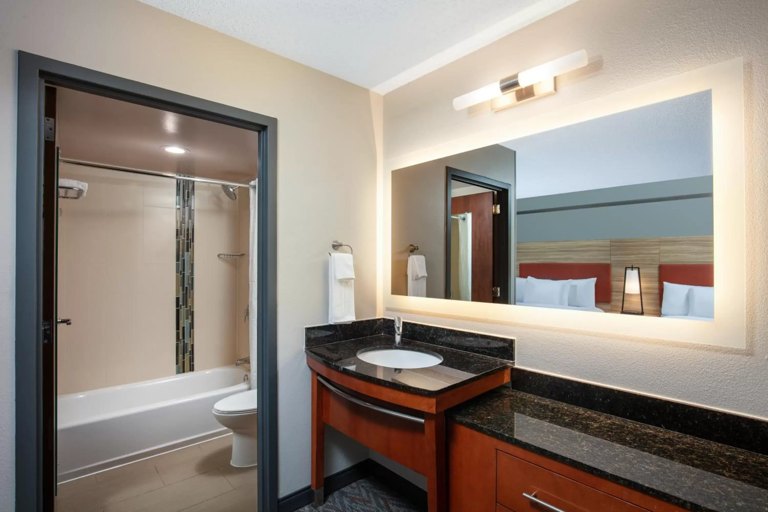 Bathroom in Candlewood Suites - Cincinnati Northeast - Mason, an IHG Hotel