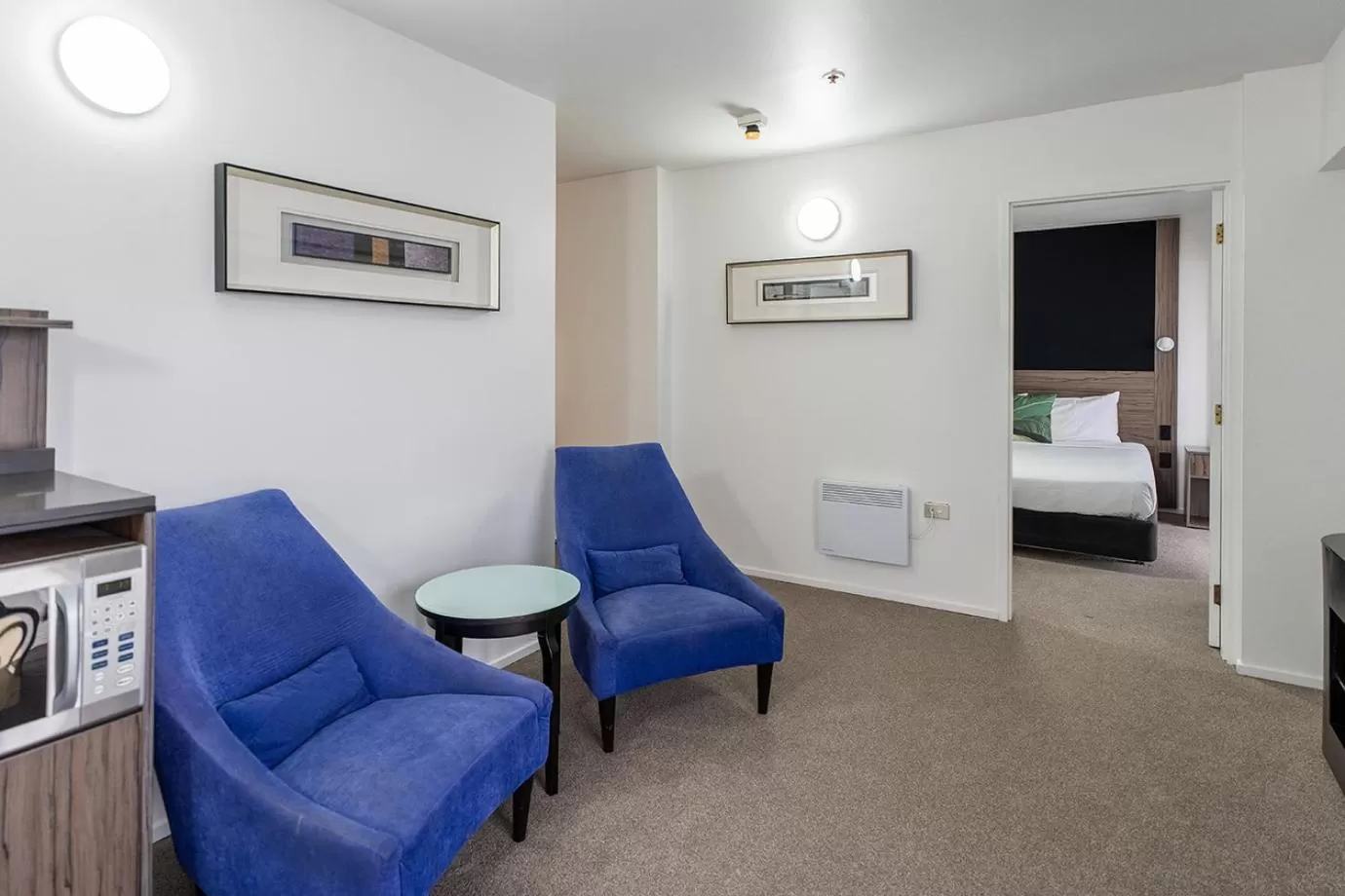 Living room in Mercure Wellington Central City Hotel and Apartments