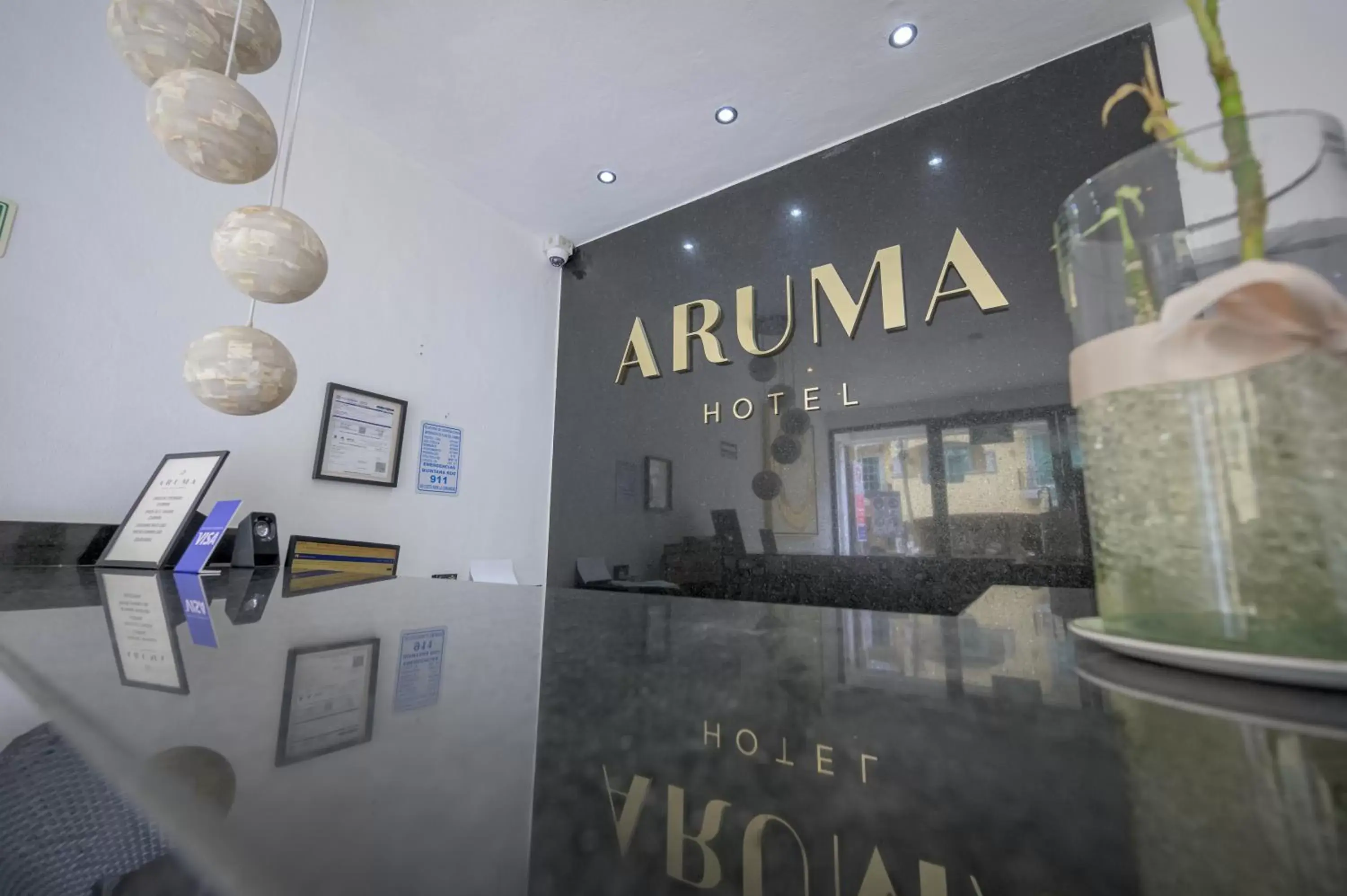 Lobby or reception in Aruma Hotel