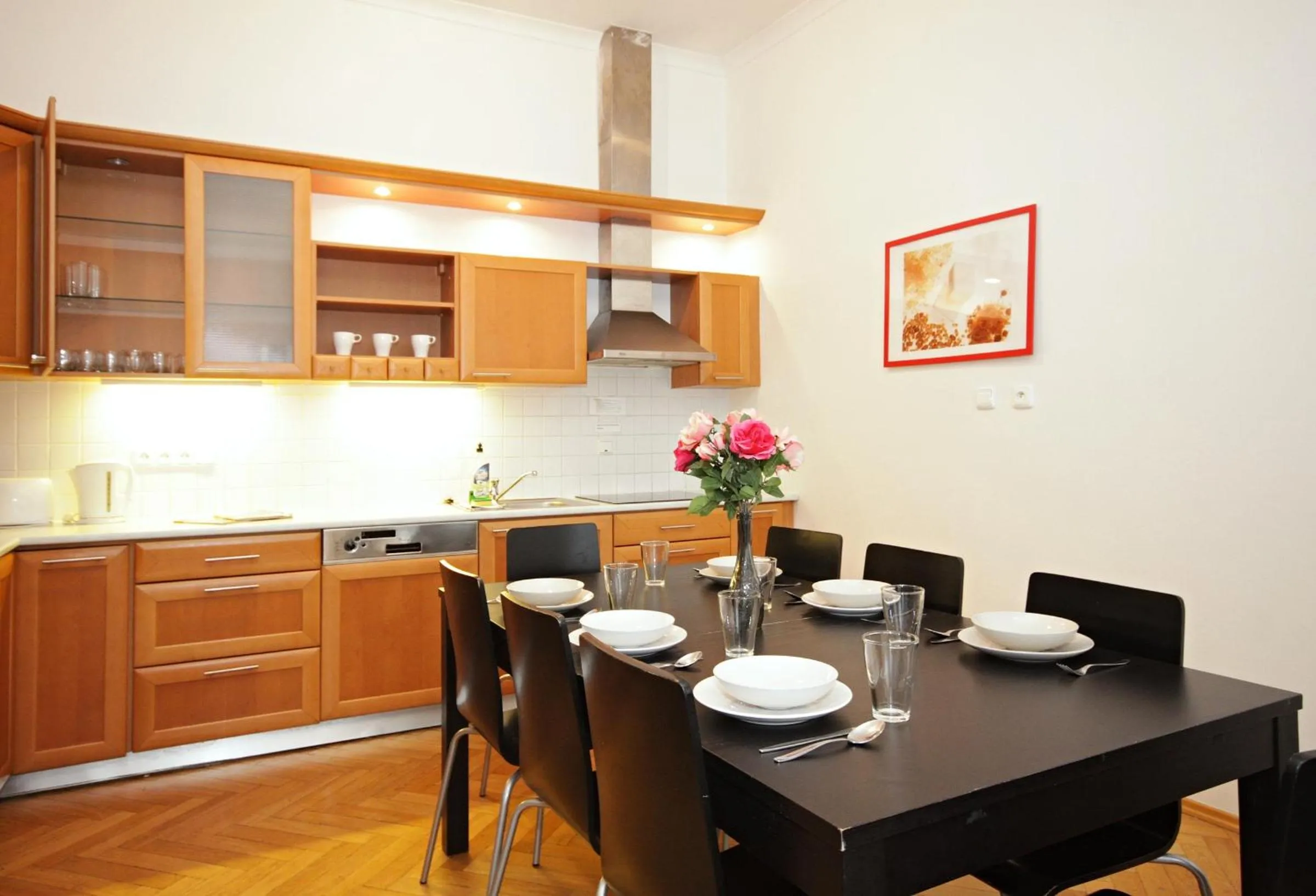 Dining area in Prague Central Residence