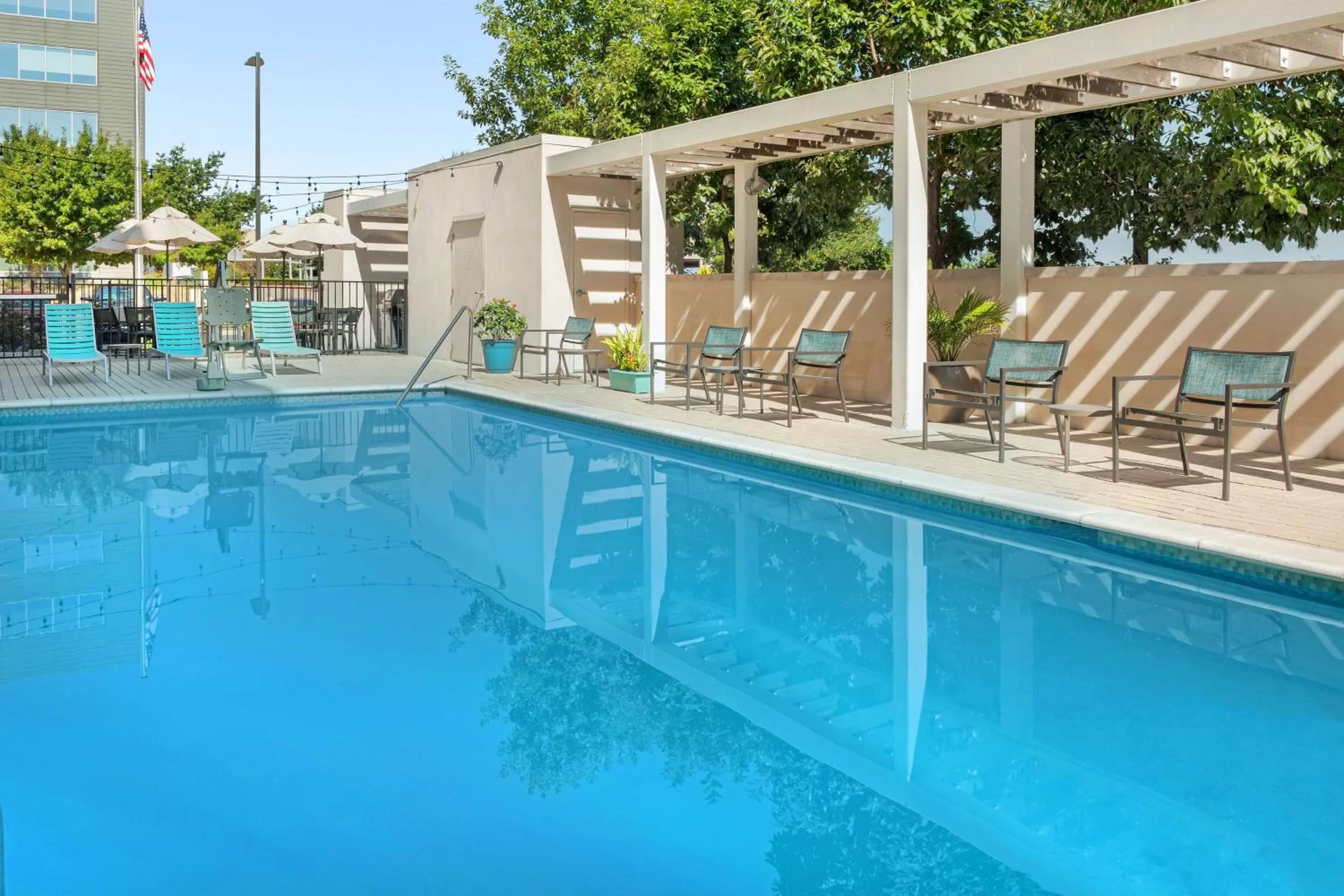 Pool view in Home2 Suites by Hilton Austin Round Rock