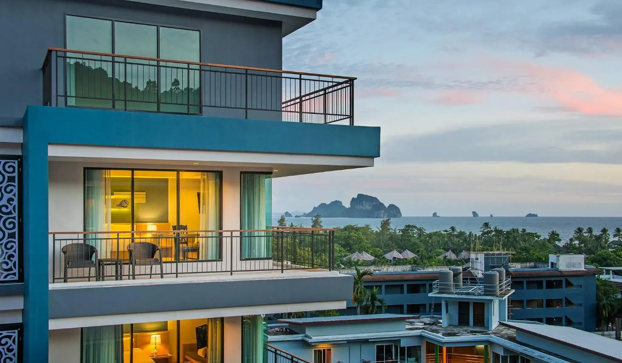 Balcony/Terrace in AVA SEA Resort Ao Nang Beach-SHA Extra Plus