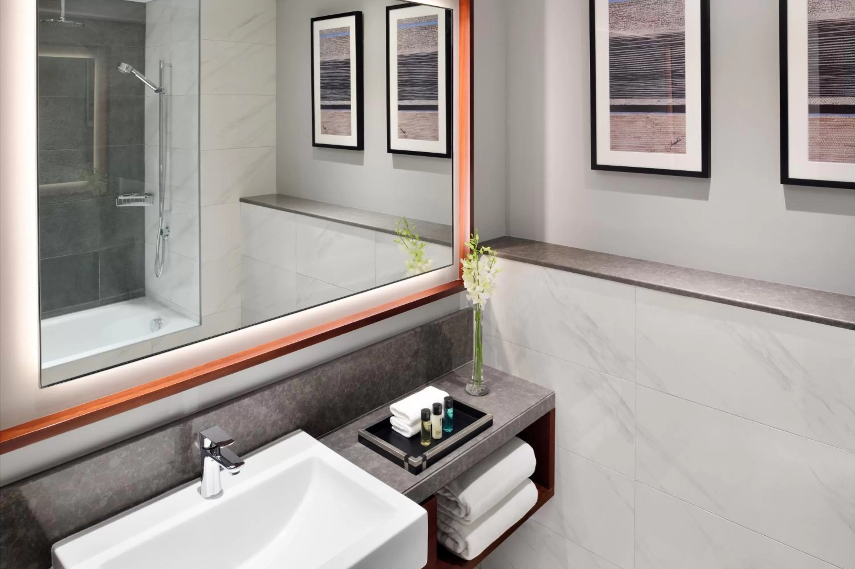 Bathroom in Mövenpick Hotel & Apartments Bur Dubai