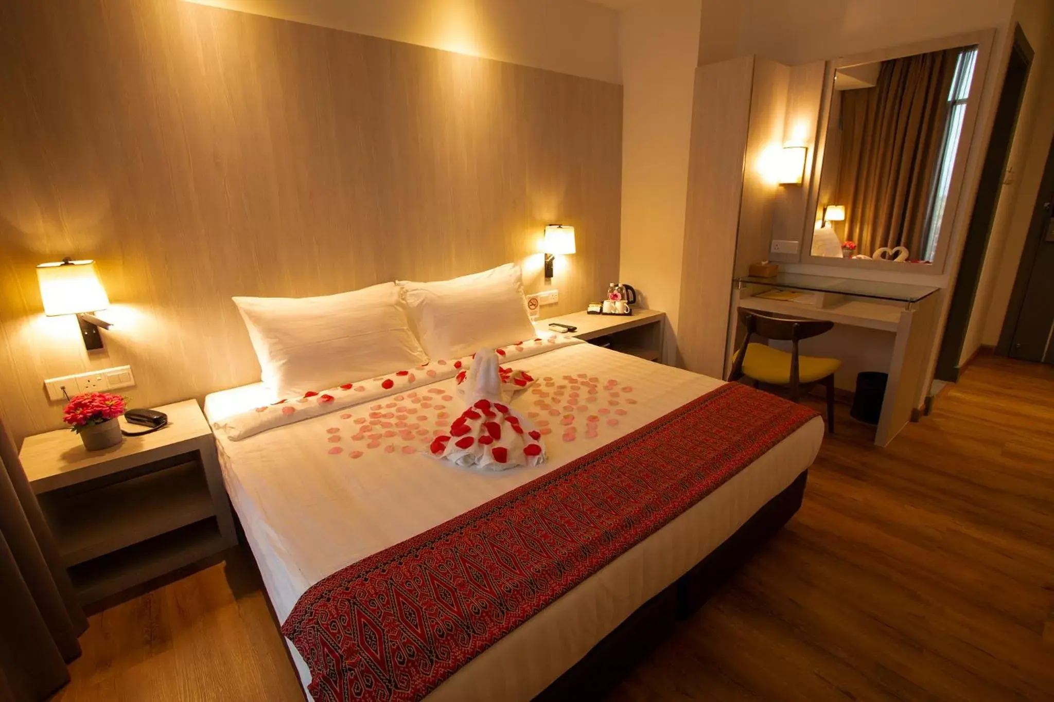 Bed in AZ Hotel & Serviced Apartments