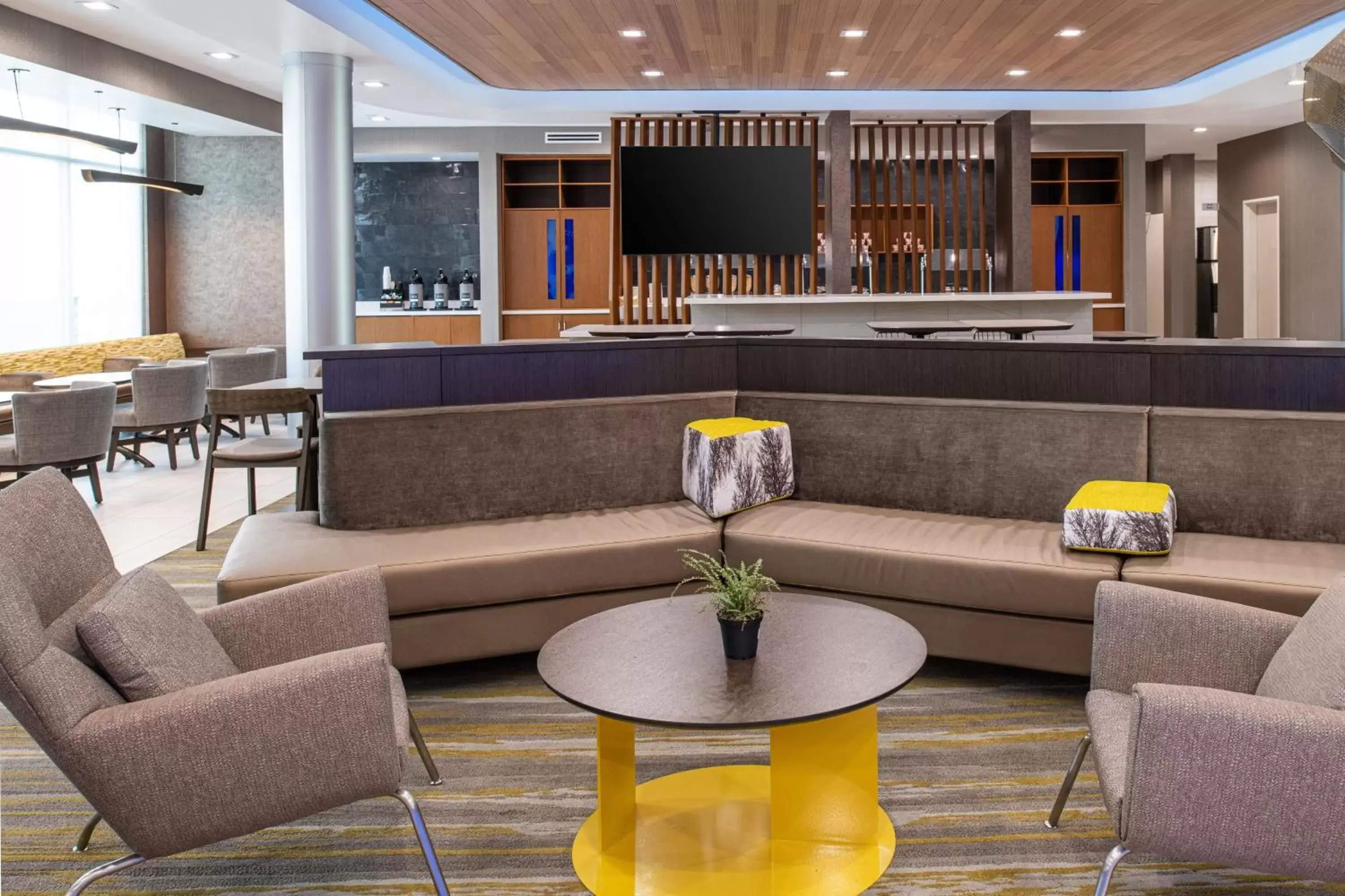 Lobby or reception, Lounge/Bar in SpringHill Suites by Marriott Riverside Redlands