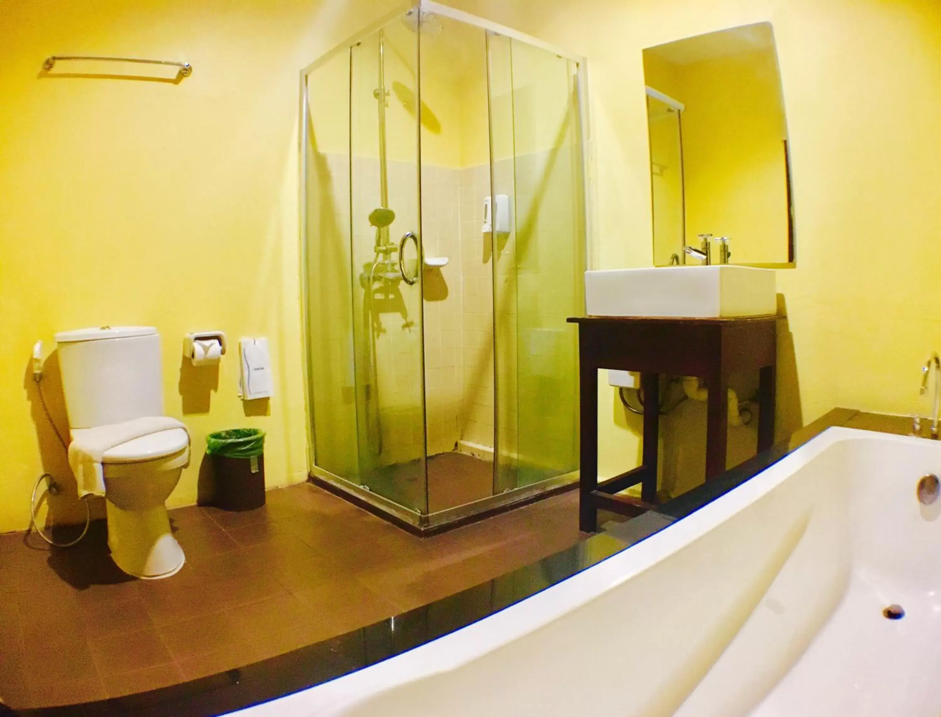Bed, Bathroom in Sabye Bangkok