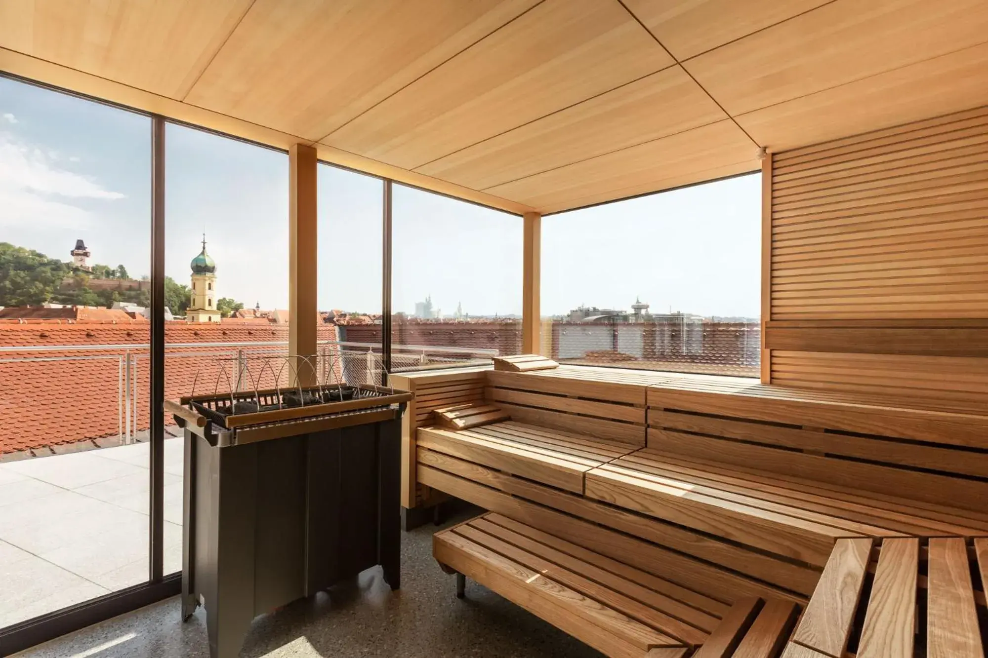 Sauna in Hotel Das Weitzer