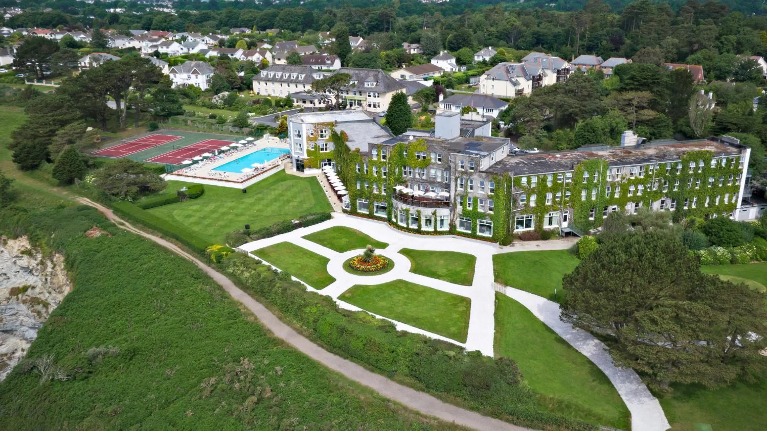 Bird's eye view in The Carlyon Bay Hotel and Spa