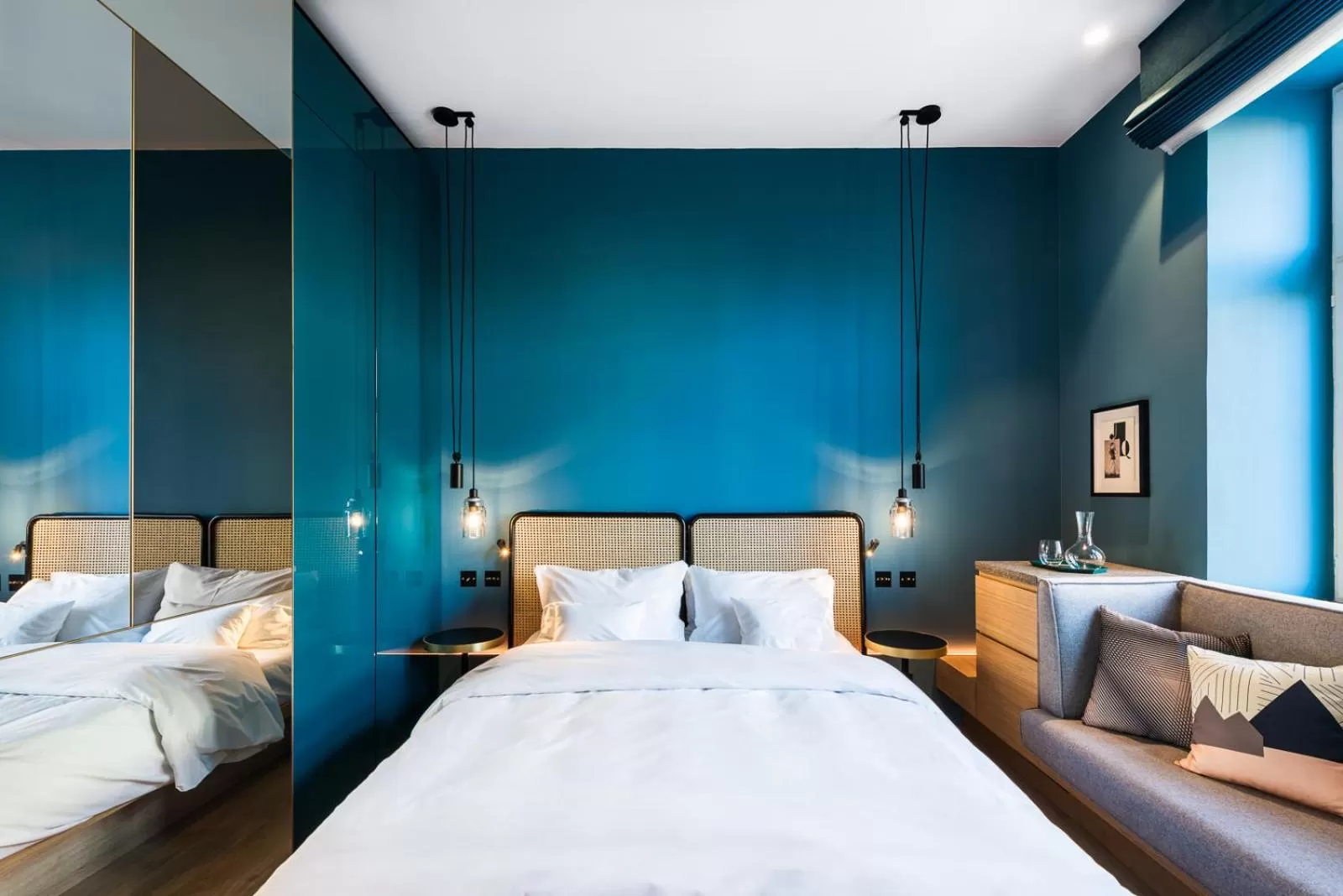 Bed in Maximilian Hotel