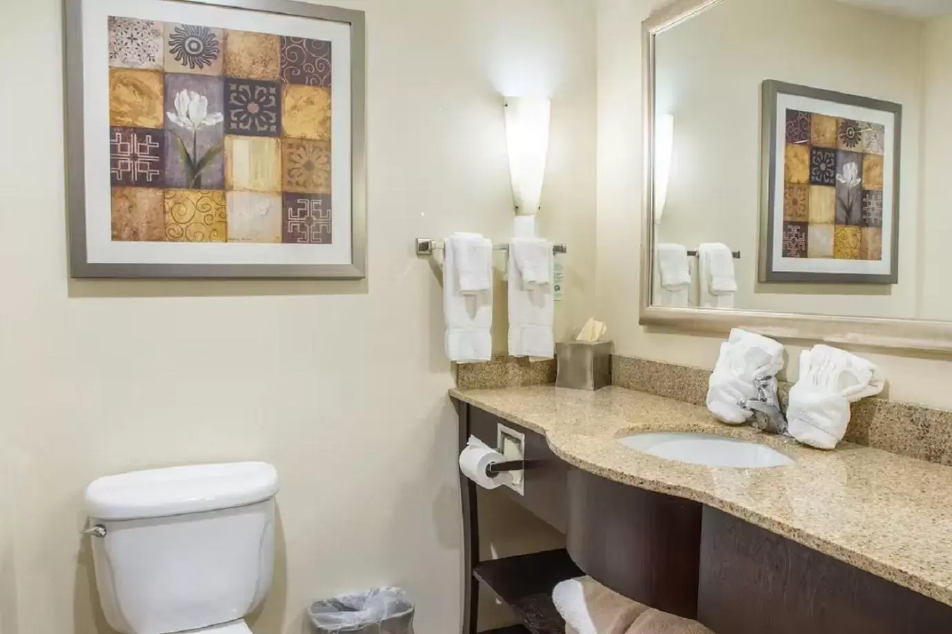 Bathroom in Comfort Suites Cicero - Syracuse North