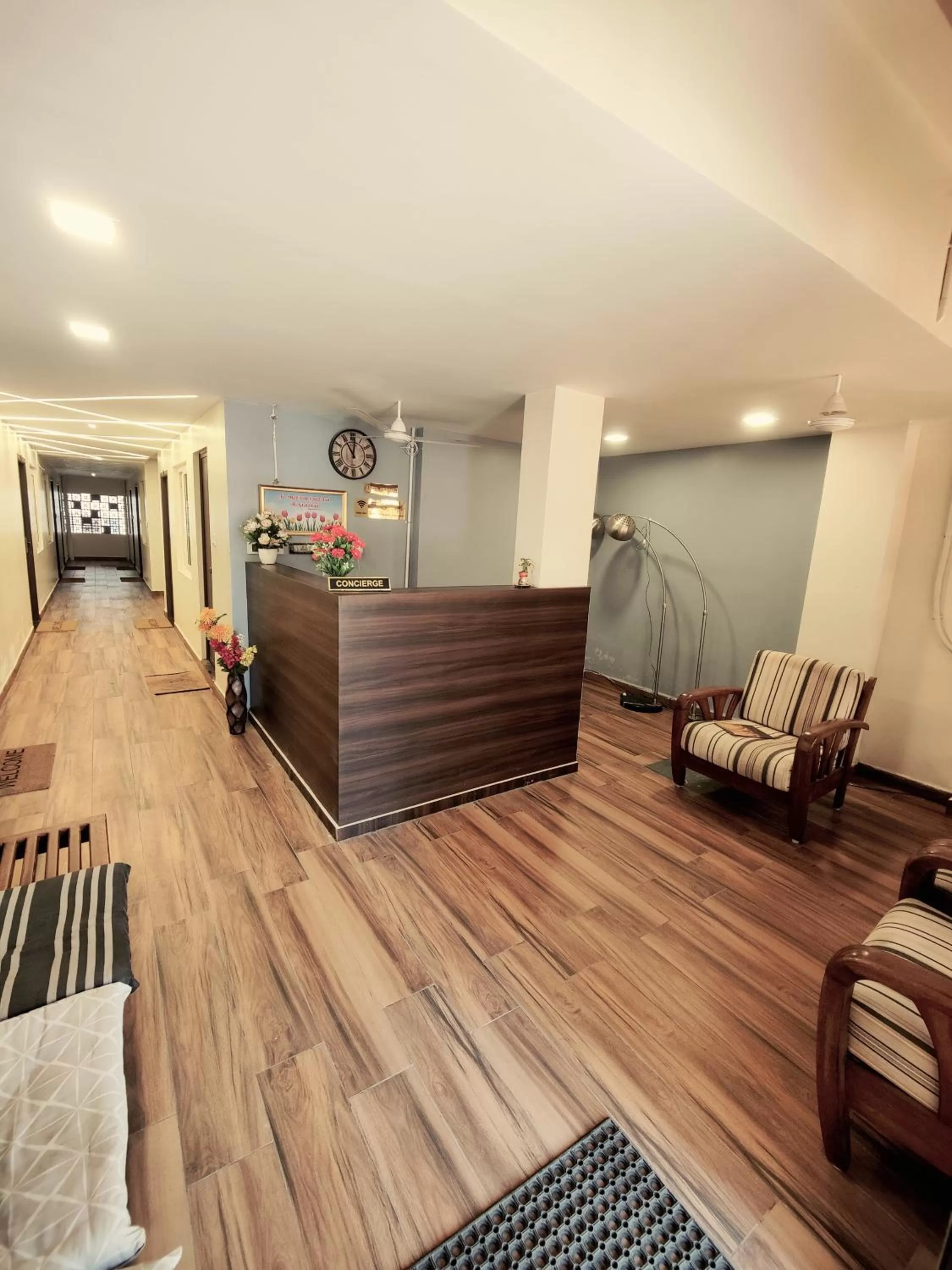 Lobby or reception, Bed in David Residency