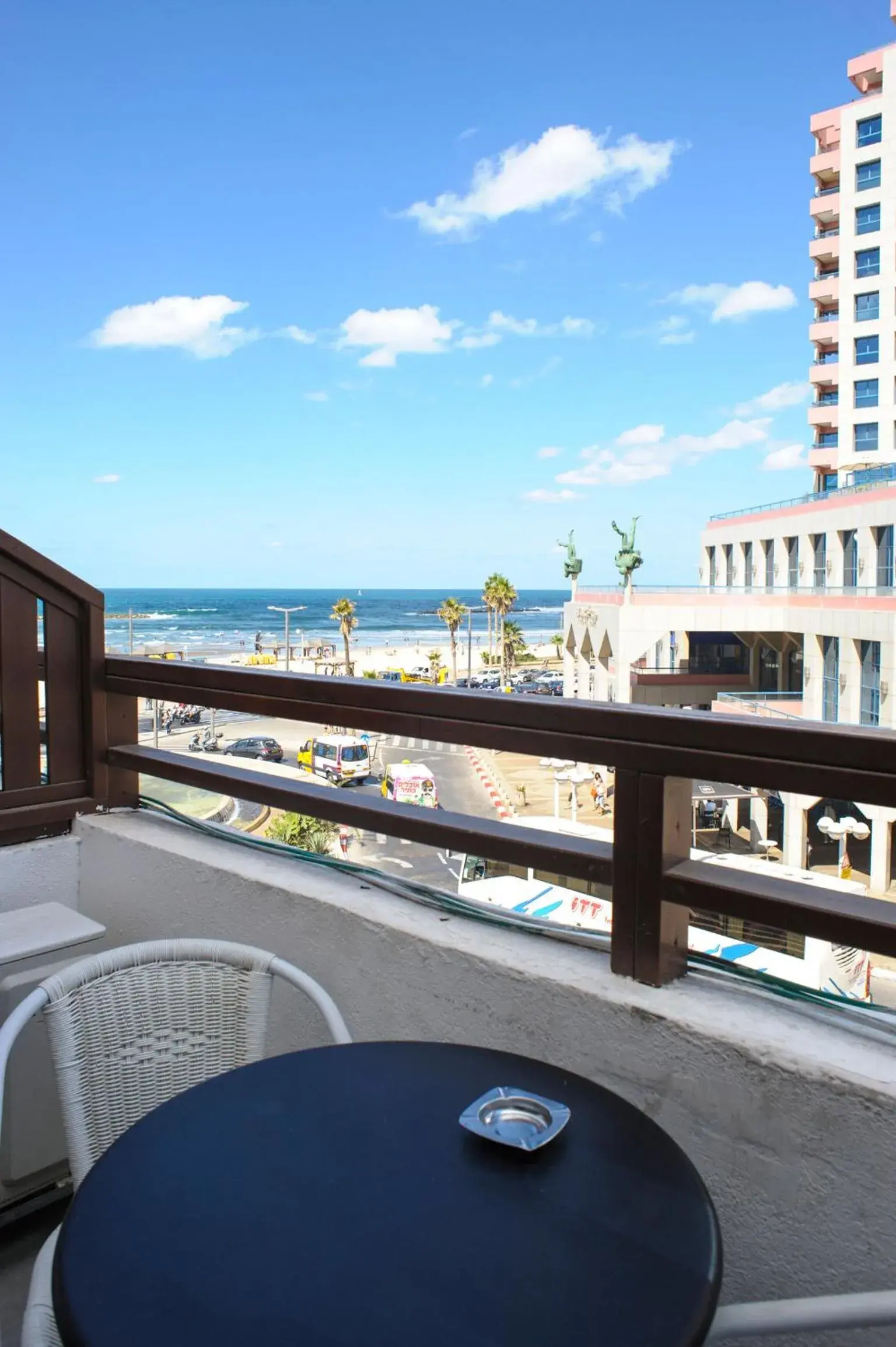 View (from property/room), Balcony/Terrace in Liber Tel Aviv Sea Shore Suites