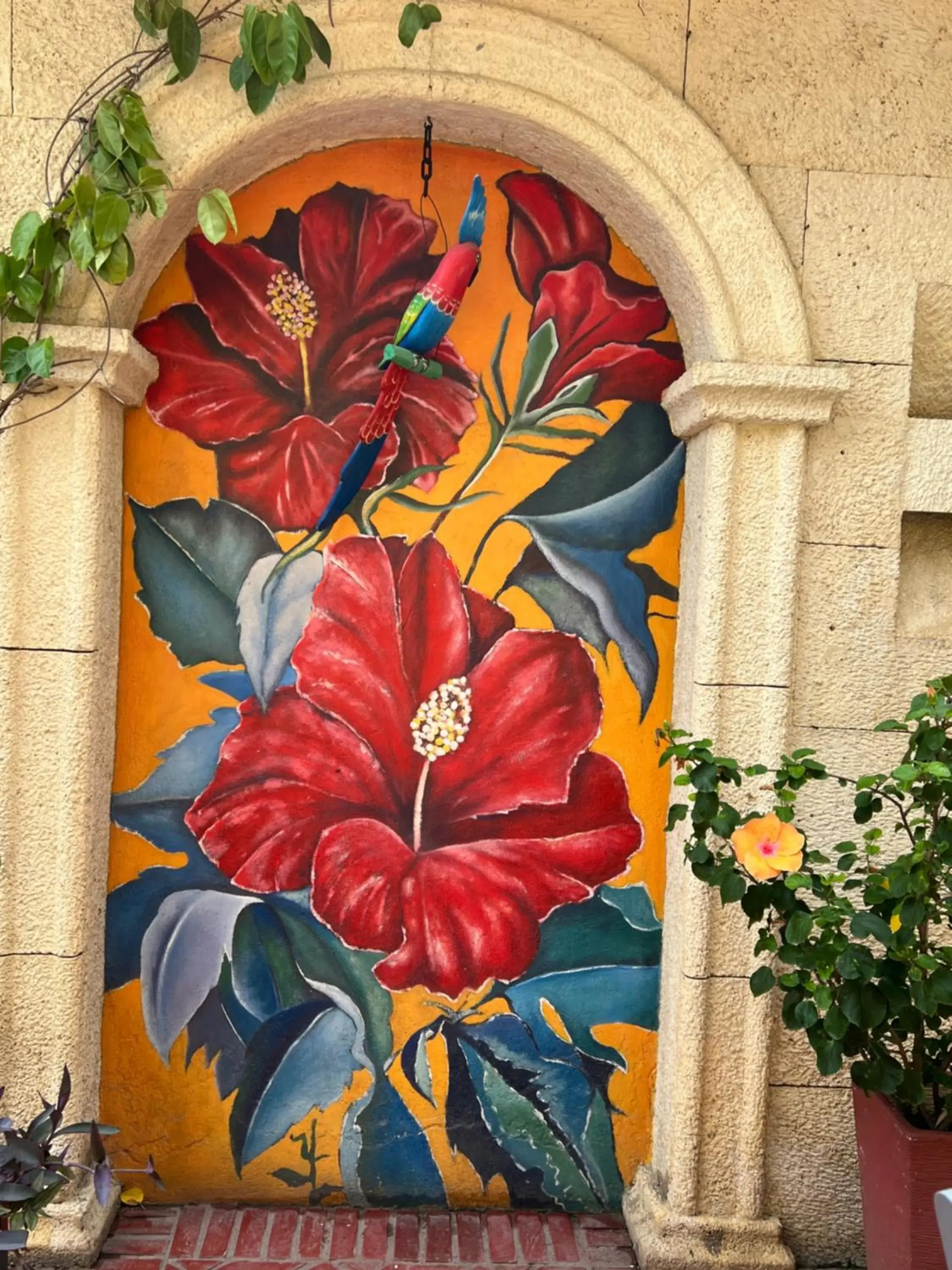 Decorative detail in Hotel Boutique Castillo Ines Maria