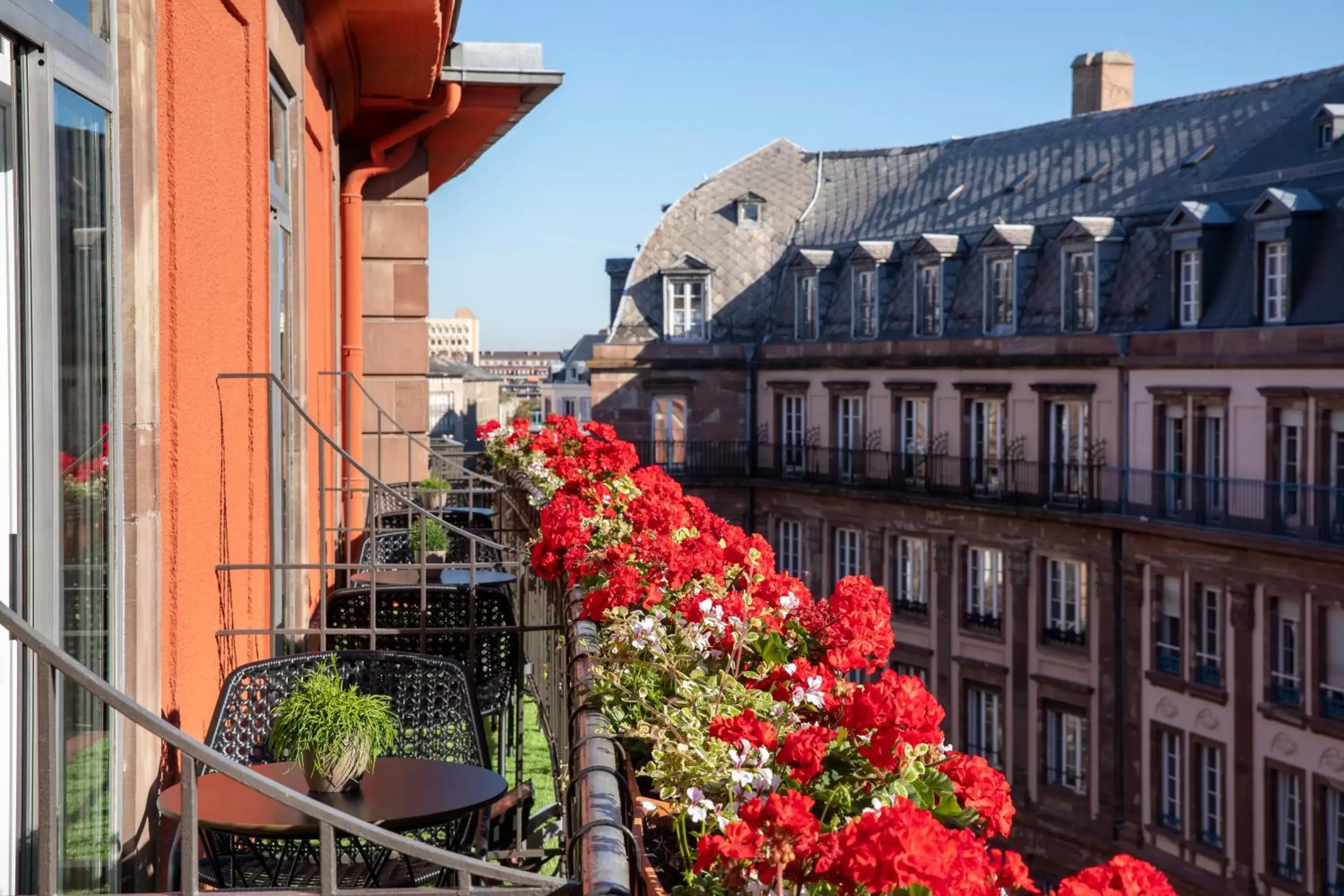 Balcony/Terrace in Maison Rouge Strasbourg Hotel & Spa, Autograph Collection