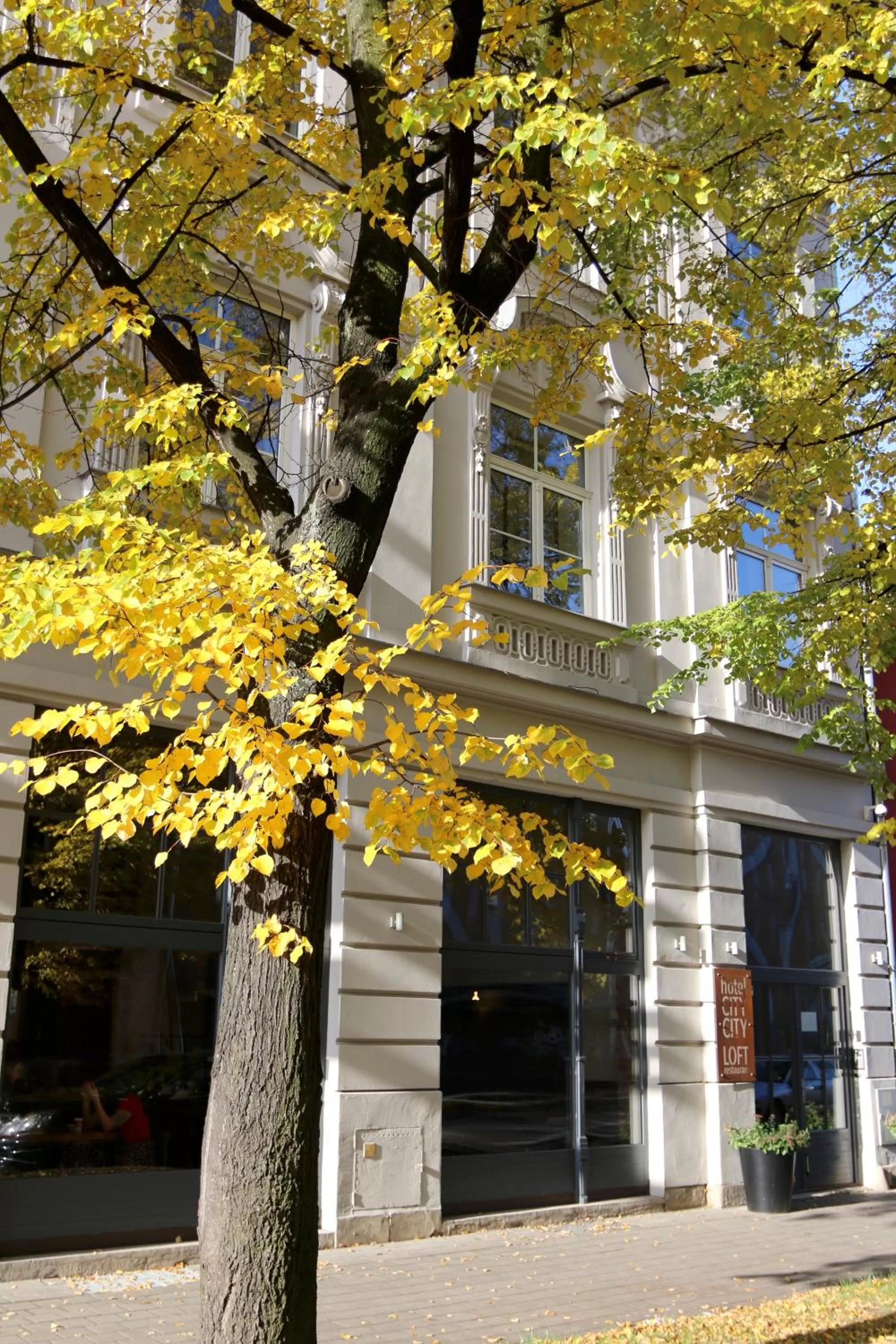 Facade/entrance in Hotel city.city