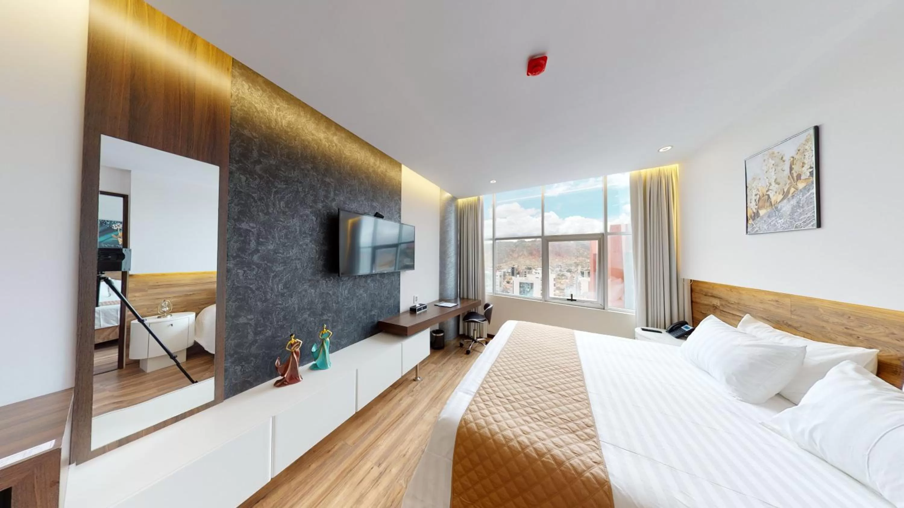 Bedroom, Bed in Hotel La Peonía