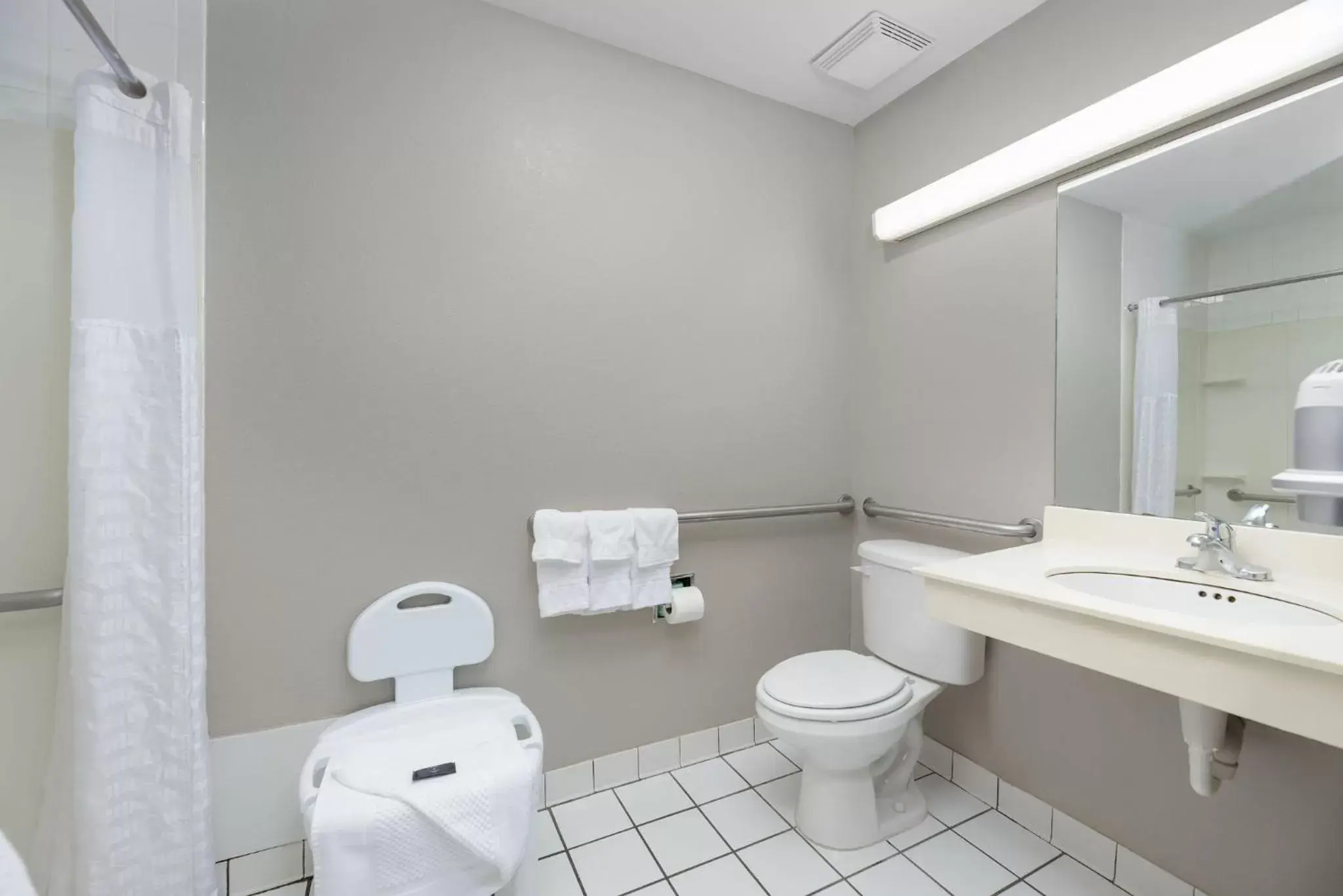 Bathroom in SureStay Plus Hotel Chattanooga Hamilton Place by Best Western