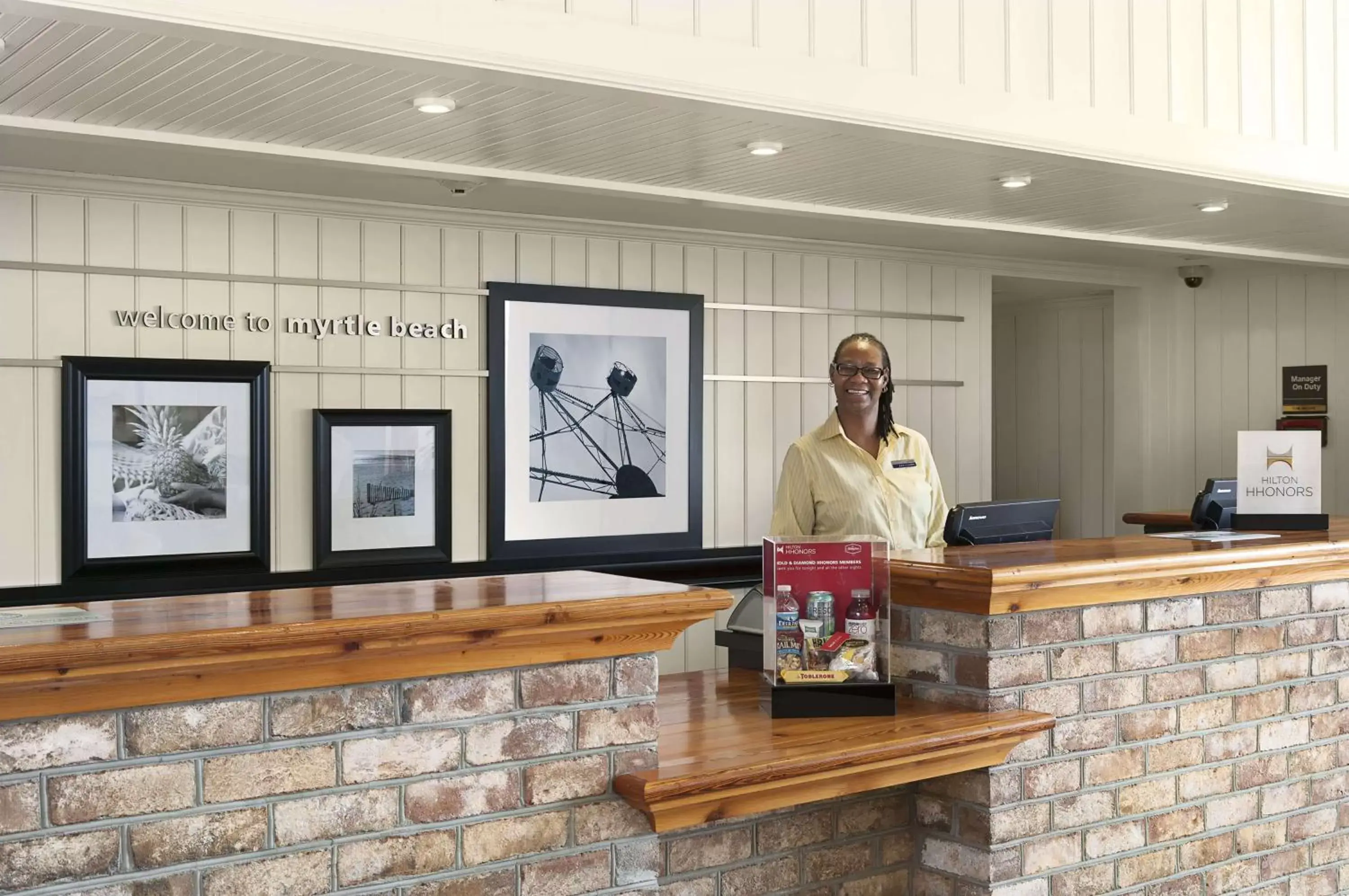 Lobby or reception in Hampton Inn & Suites Myrtle Beach Oceanfront