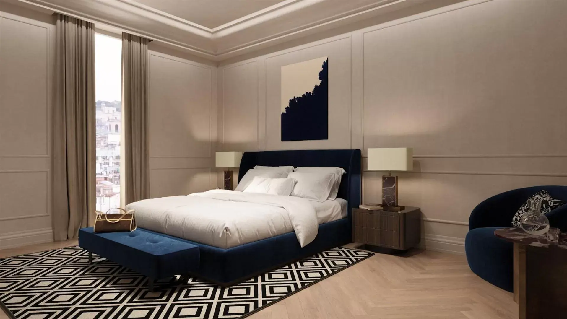 Bedroom, Bed in The First Arte - Preferred Hotels & Resorts