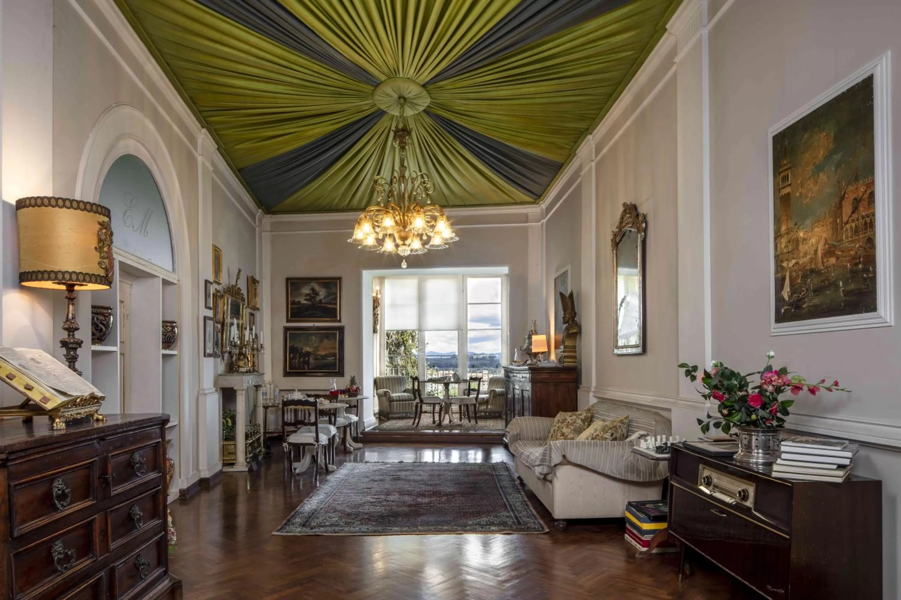 Living room in La Dimora Dei Monaci