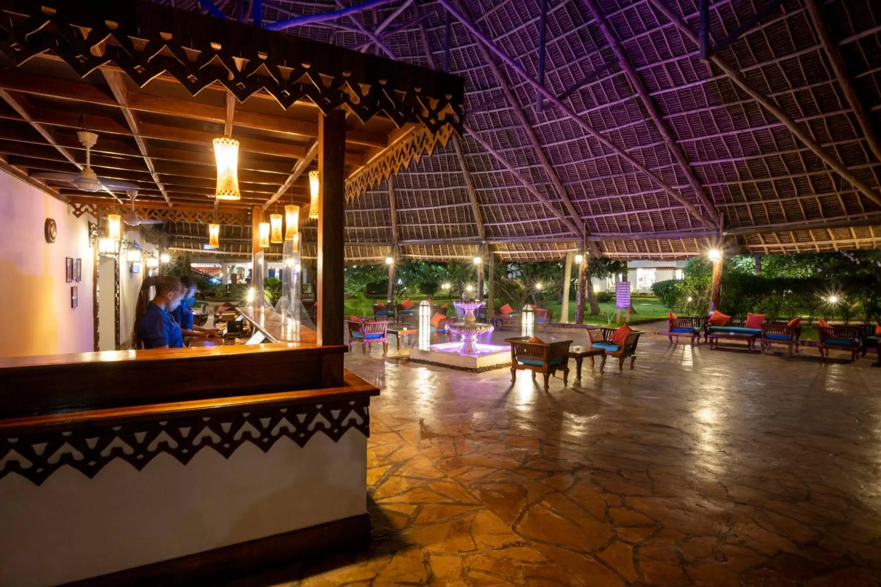 Lobby or reception, Restaurant/Places to Eat in Nungwi Beach Resort by Turaco