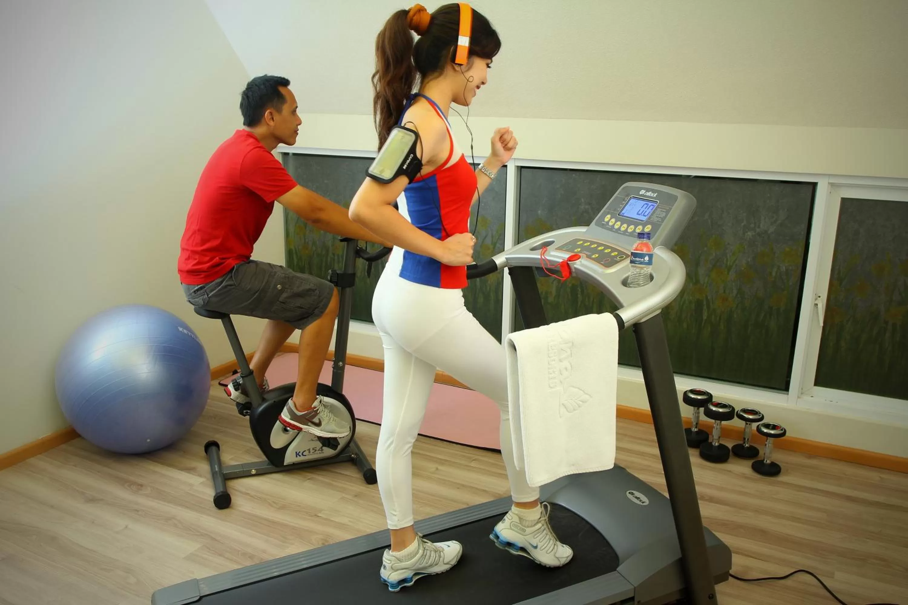 Fitness centre/facilities in Rhadana Hotel