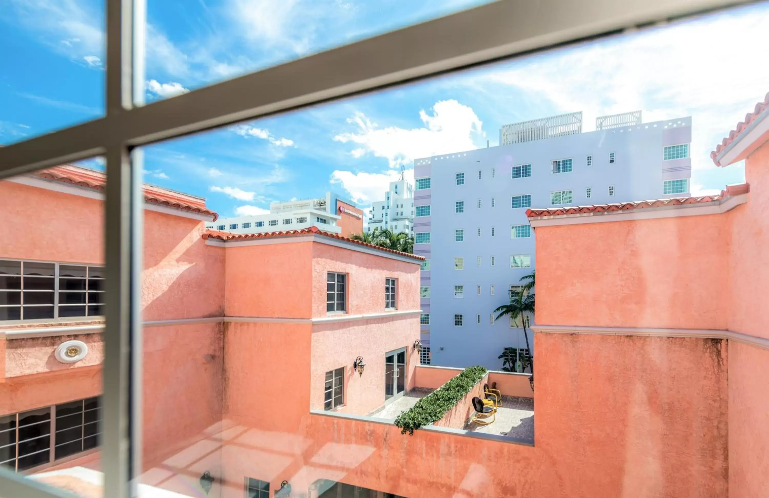 Inner courtyard view, Property Building in Secret Garden Miami Beach