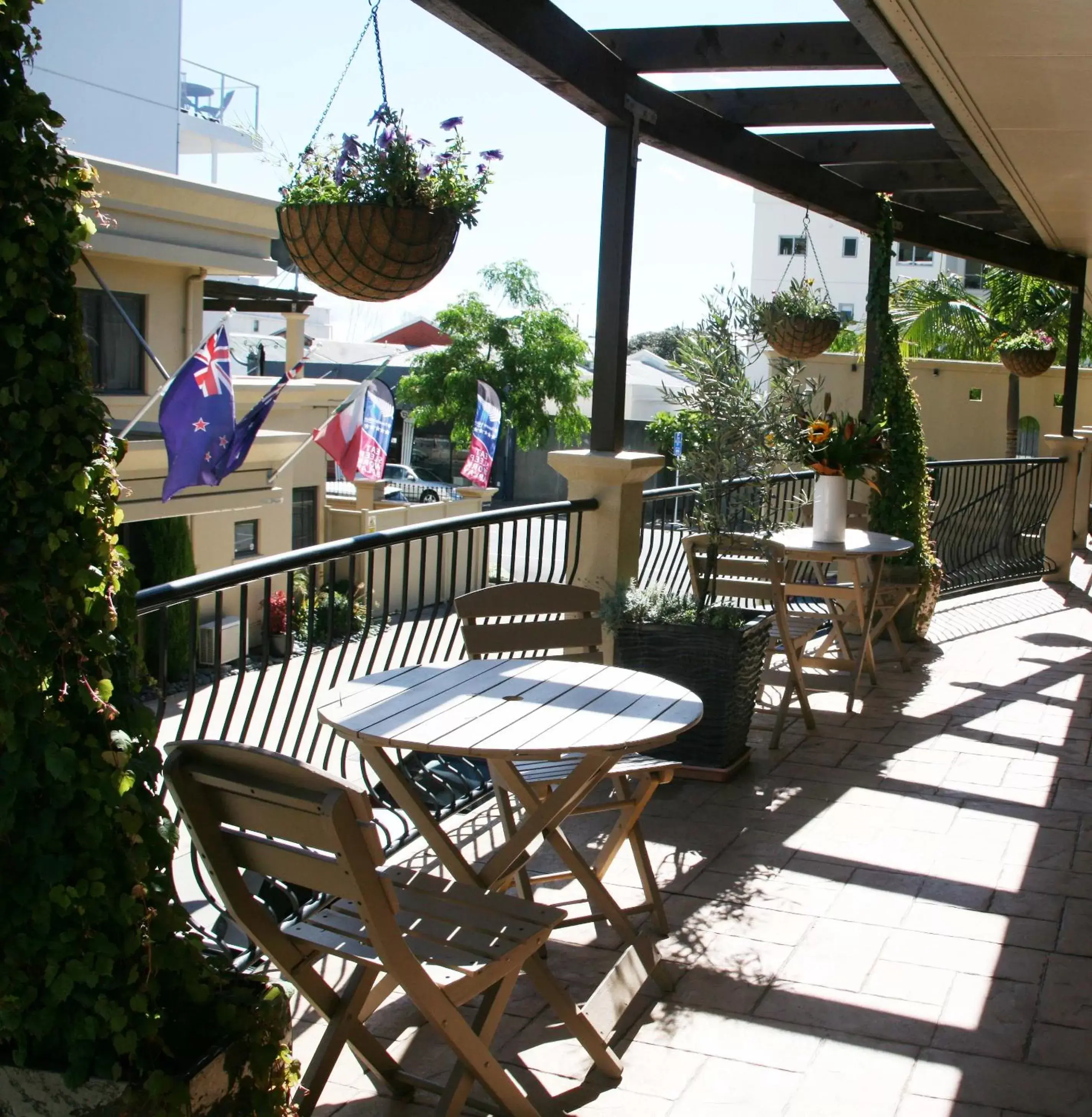 Balcony/Terrace in Tuscany Villas Whakatane