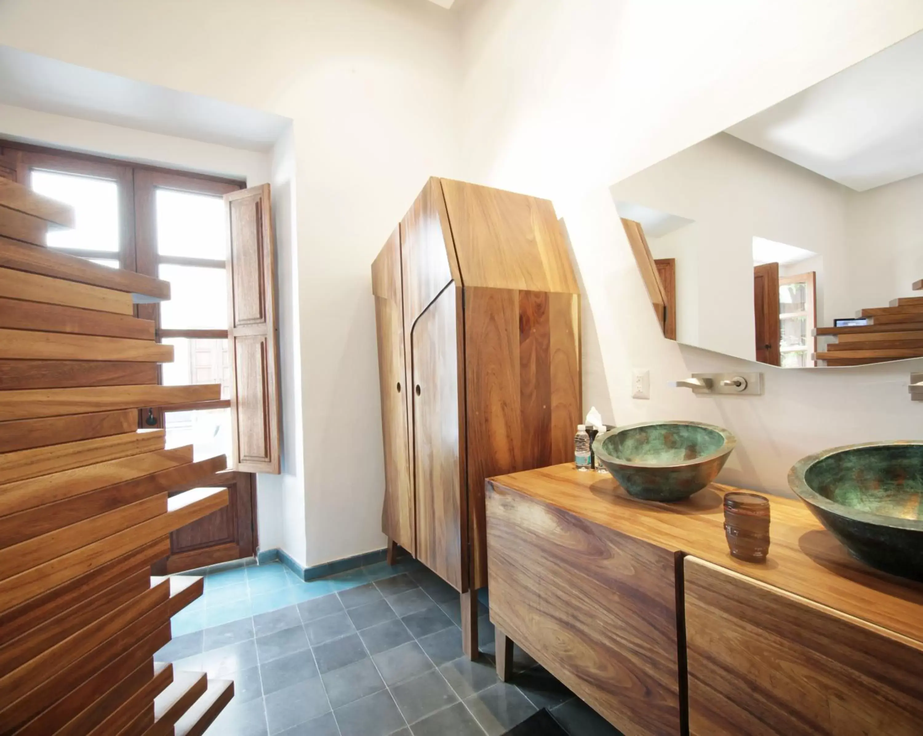 Bathroom, Kitchen/Kitchenette in Del Carmen Concept Hotel Boutique by Chai