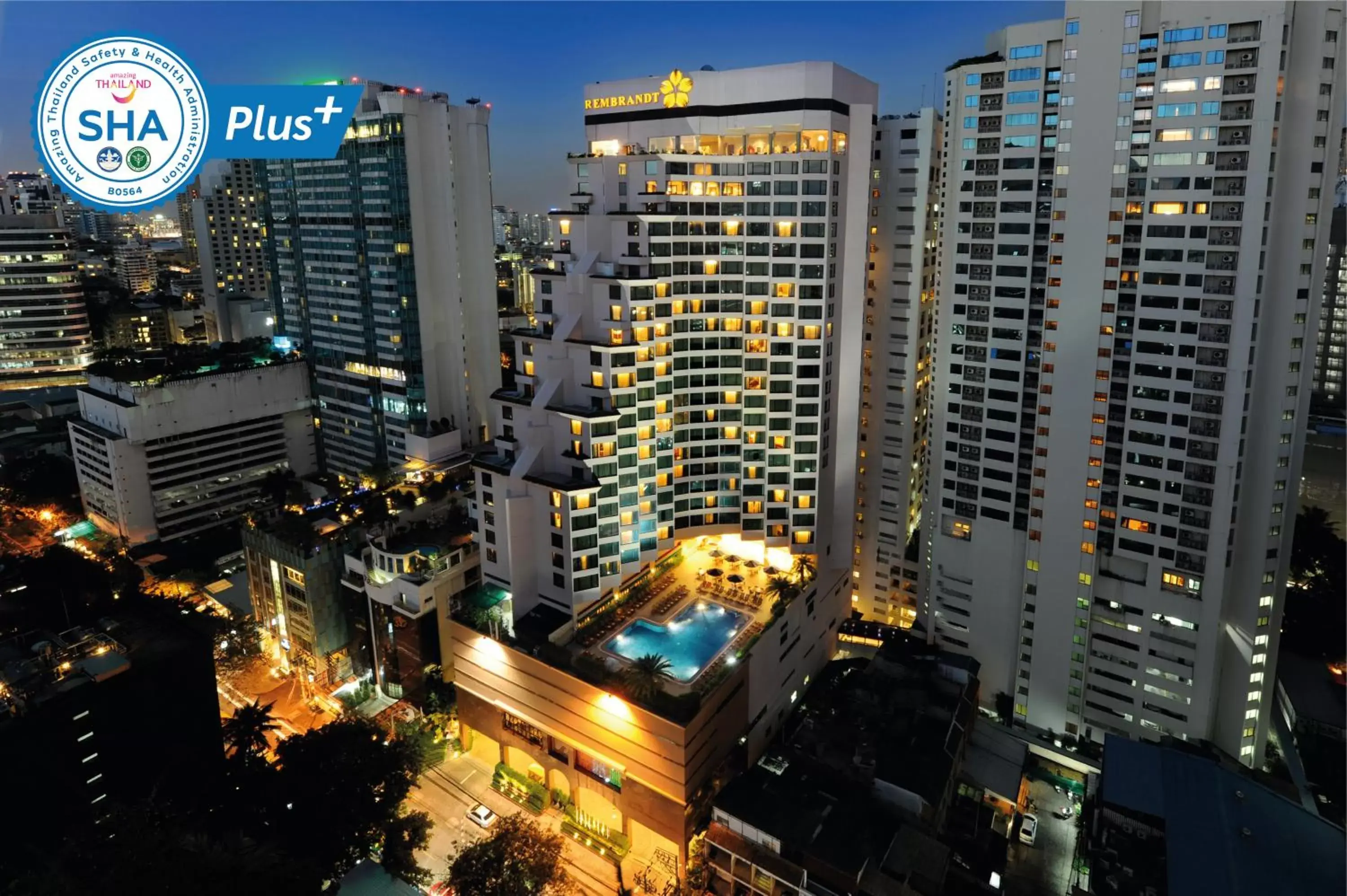Property building, Bird's-eye View in Rembrandt Hotel and Suites SHA Plus Certified