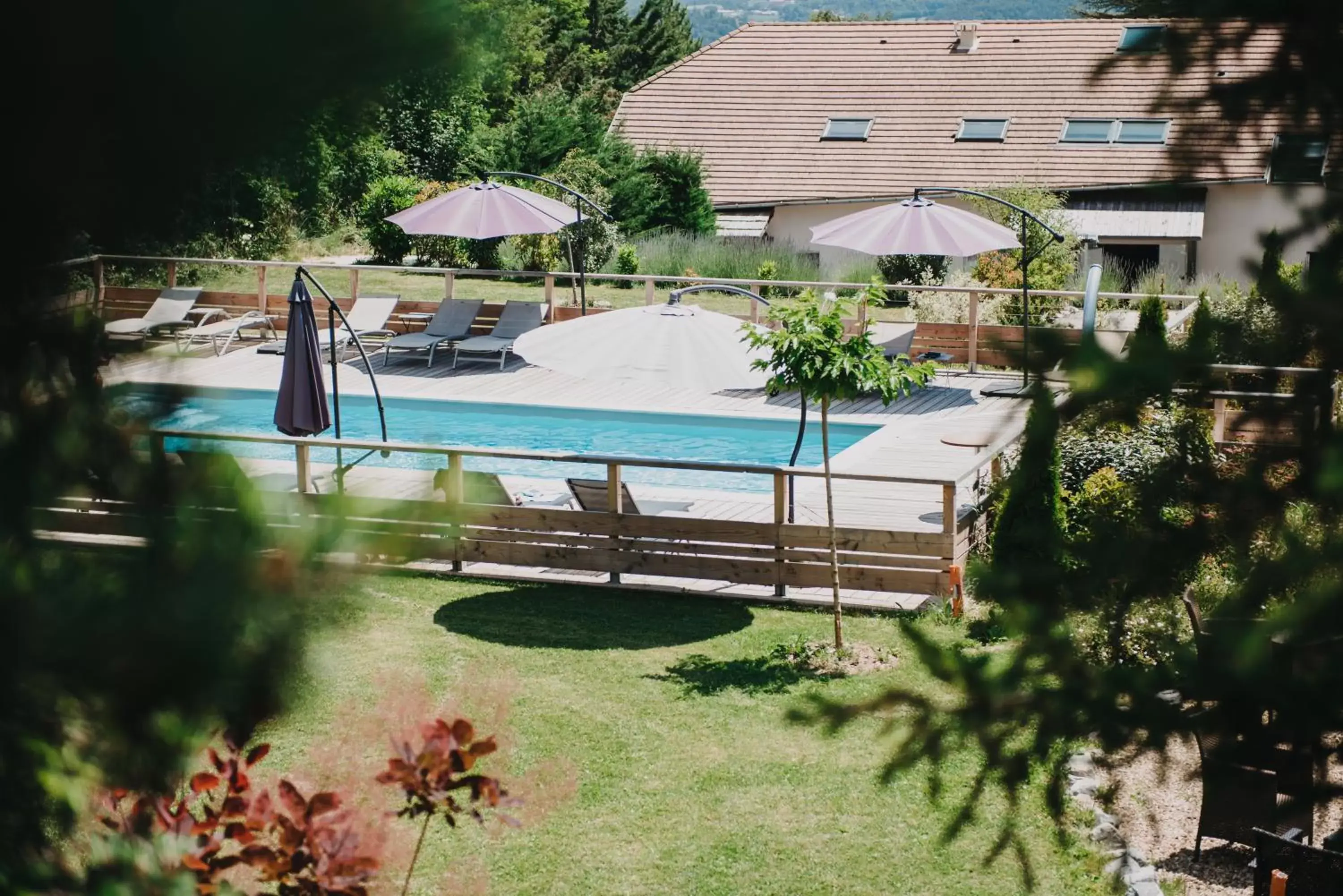 Pool View in Les Olivades