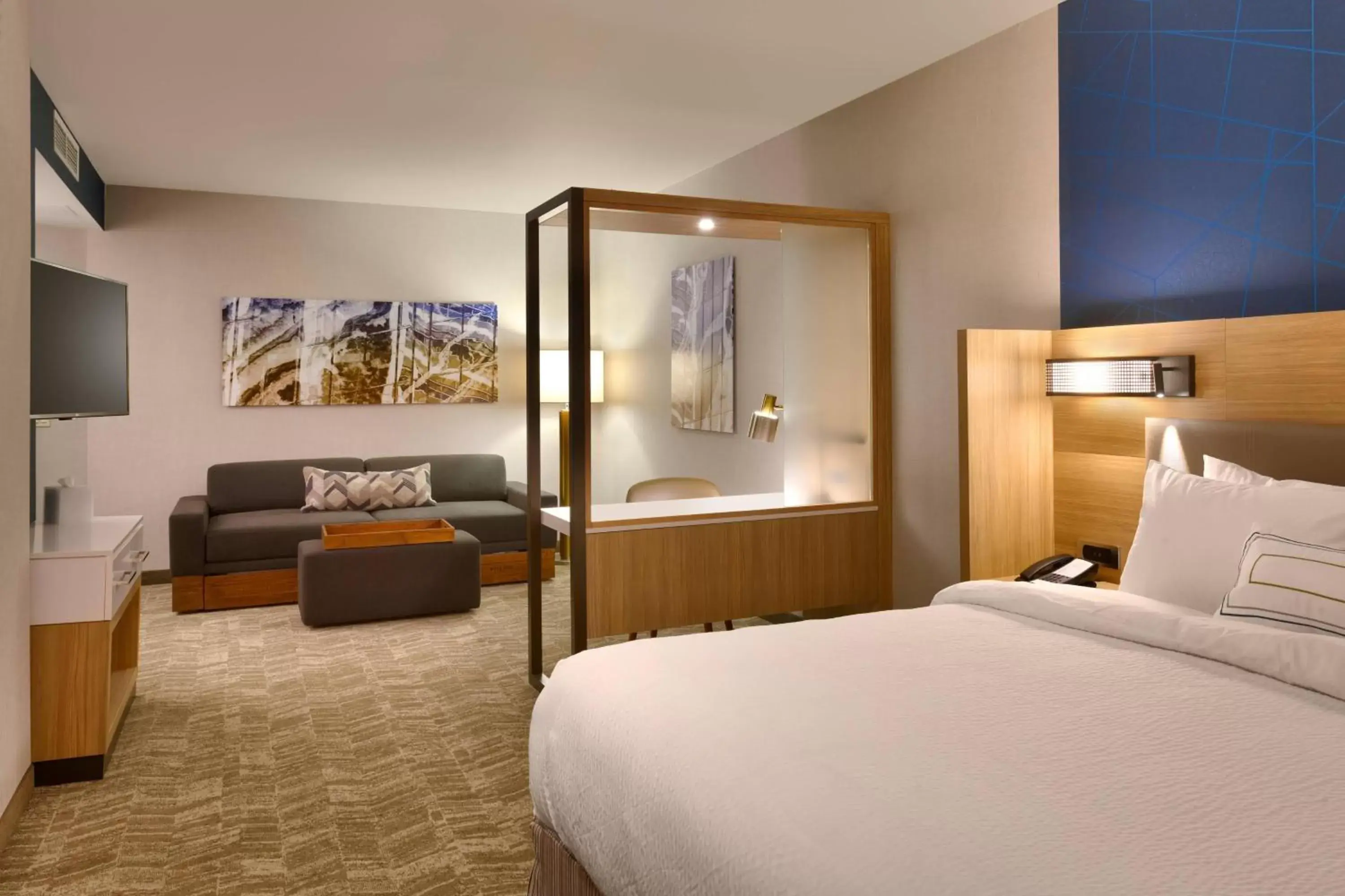 Bedroom, Bed in SpringHill Suites by Marriott Coralville