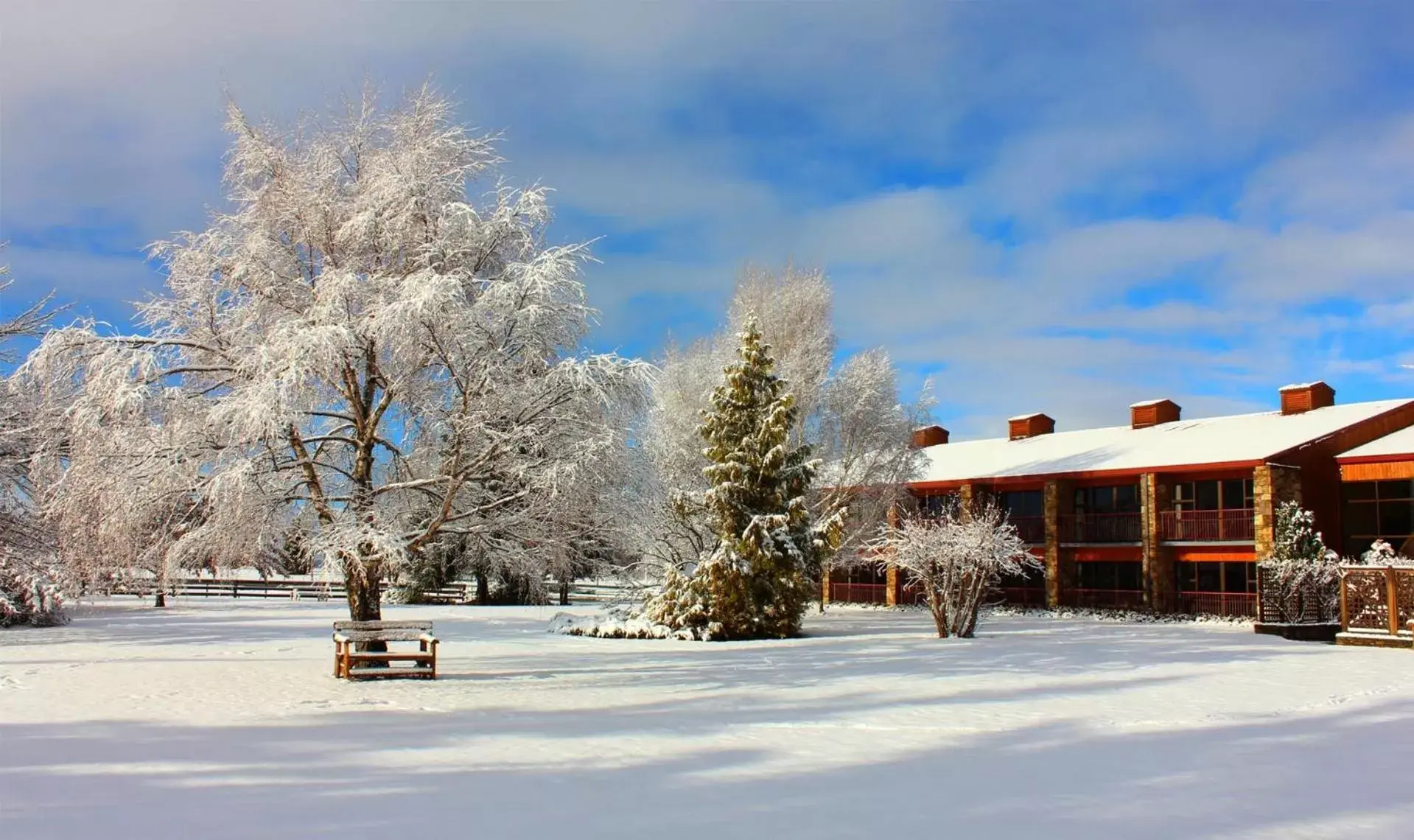 Property building, Winter in Distinction Mackenzie Country Hotel