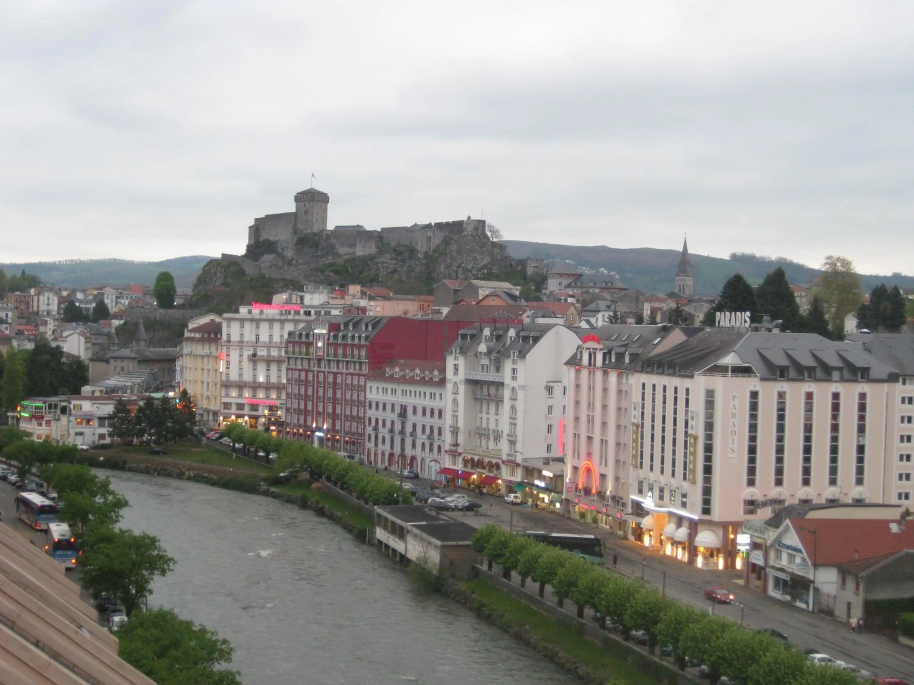 City view in Hôtel Christina Lourdes