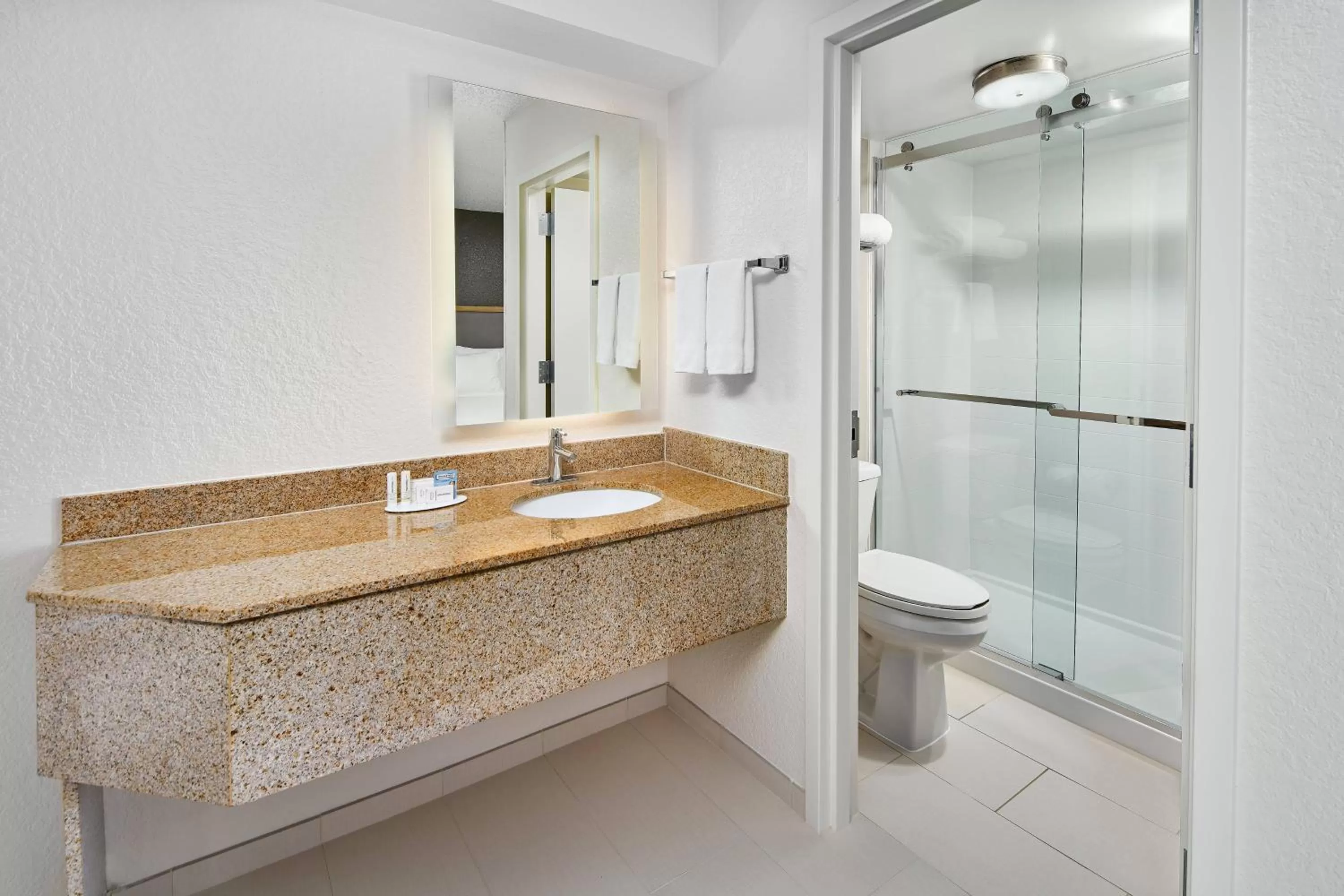 Bathroom in SpringHill Suites Houston Hobby Airport