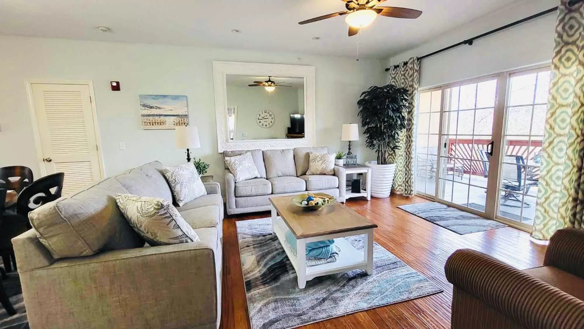 Living room in Rockwood Condos on Table Rock Lake With Boat Slips