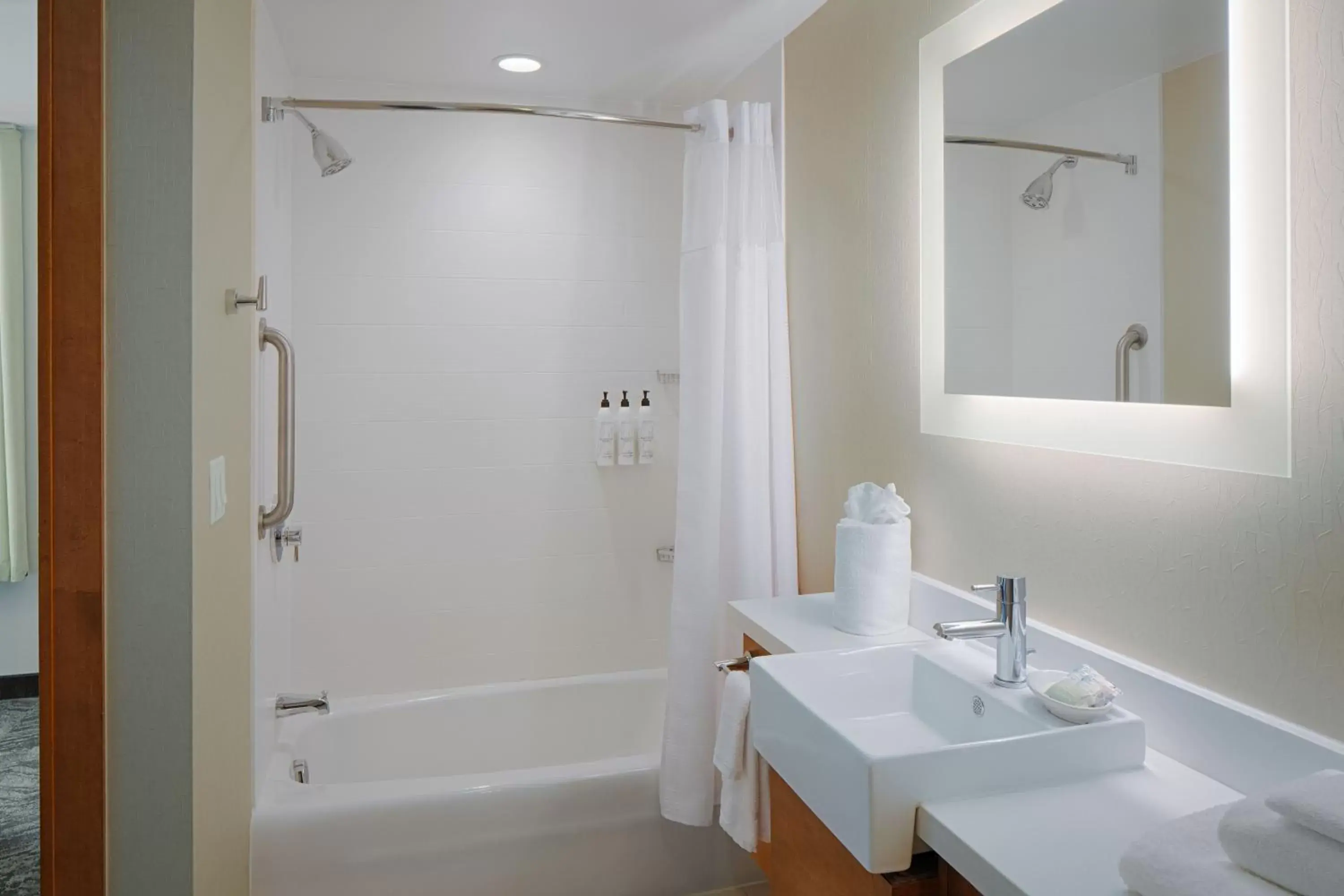 Shower, Bathroom in SpringHill Suites by Marriott Bloomington