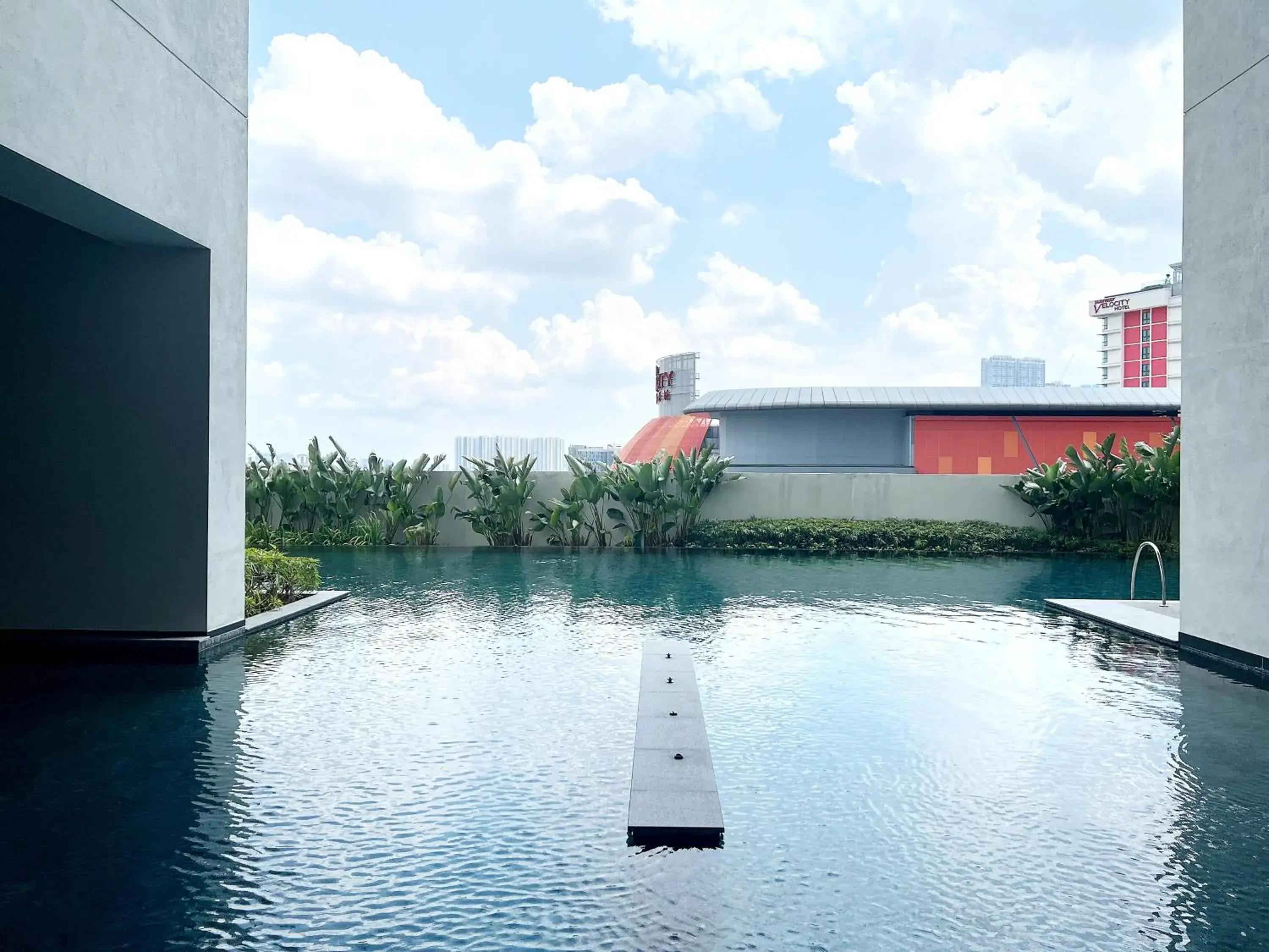 Swimming pool in Infini Suites@ UNA Residences, Sunway Velocity KL Swimming pool in Infini Suites@ UNA Residences, Sunway Velocity KL