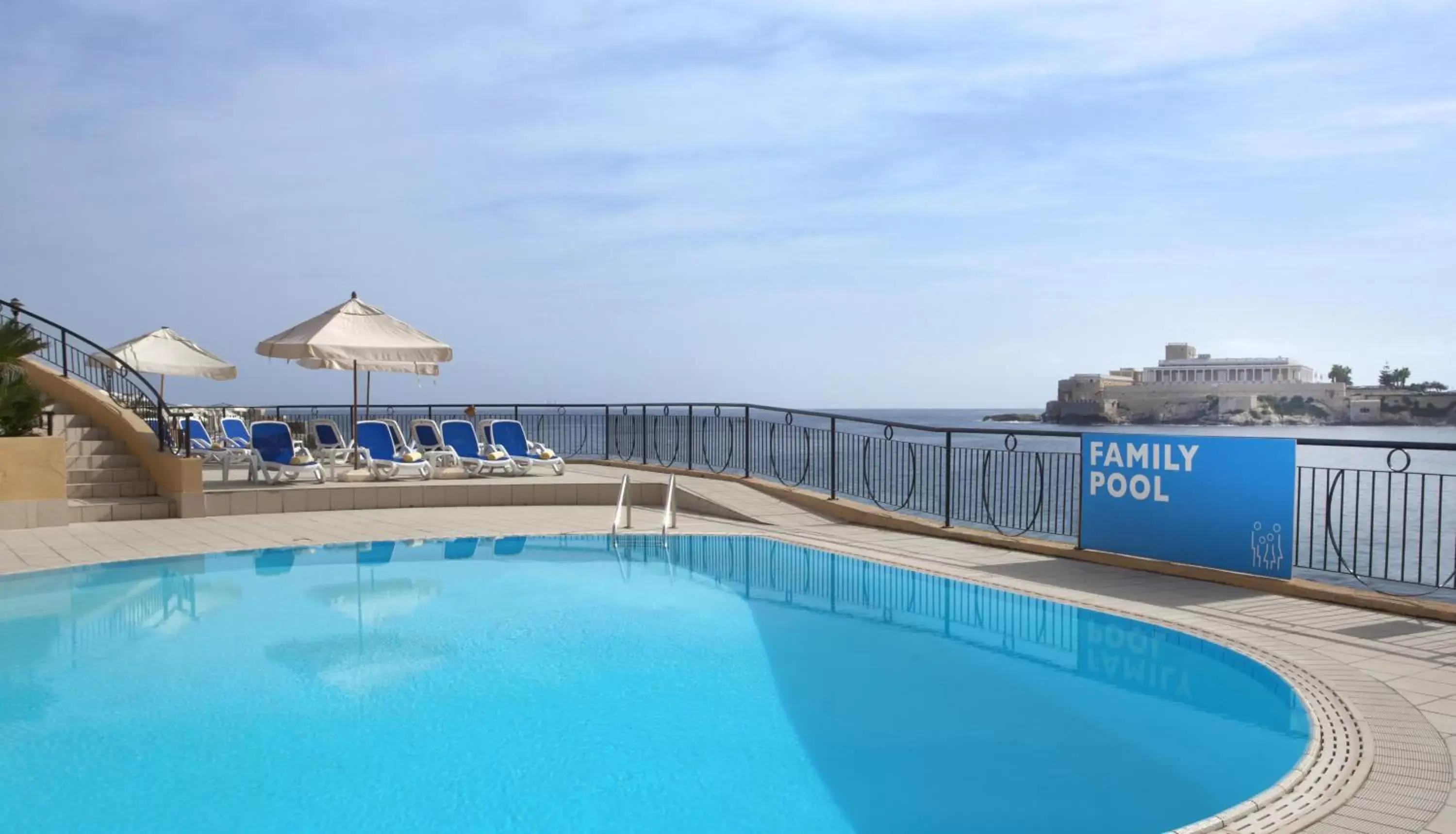 Swimming Pool in Marina Hotel Corinthia Beach Resort Malta