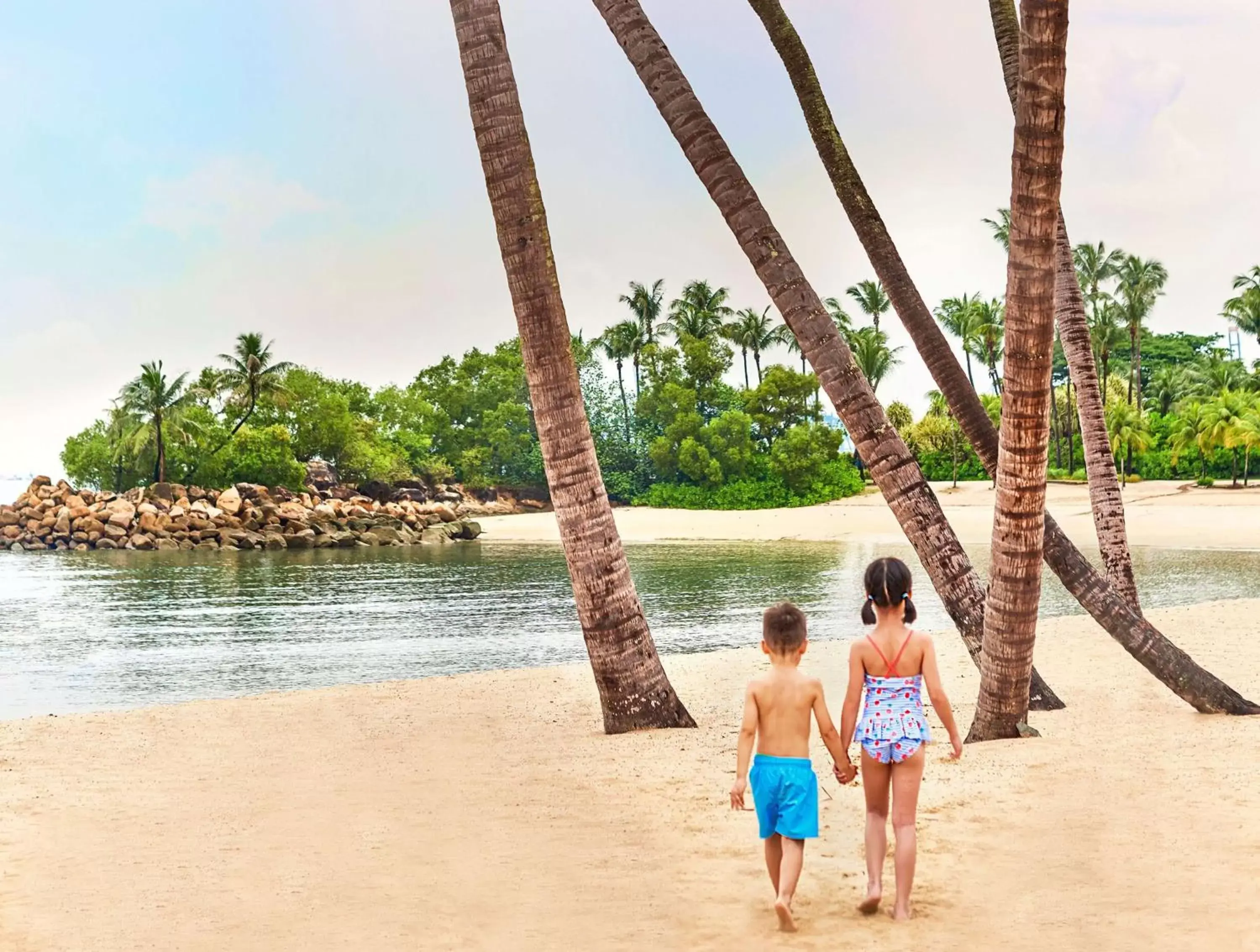 Beach in Shangri-La Rasa Sentosa, Singapore