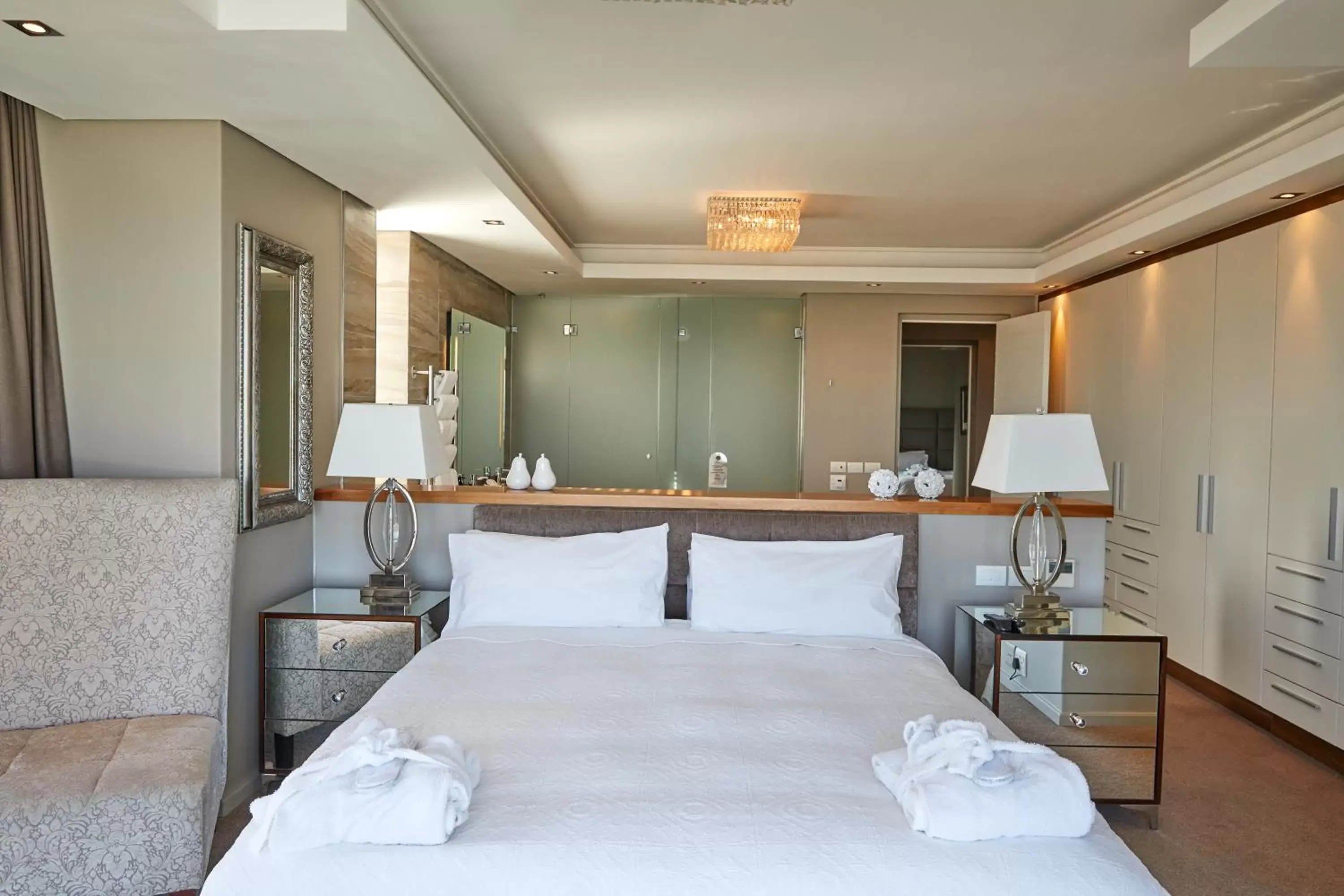 Bedroom in The Residences at Crystal Towers