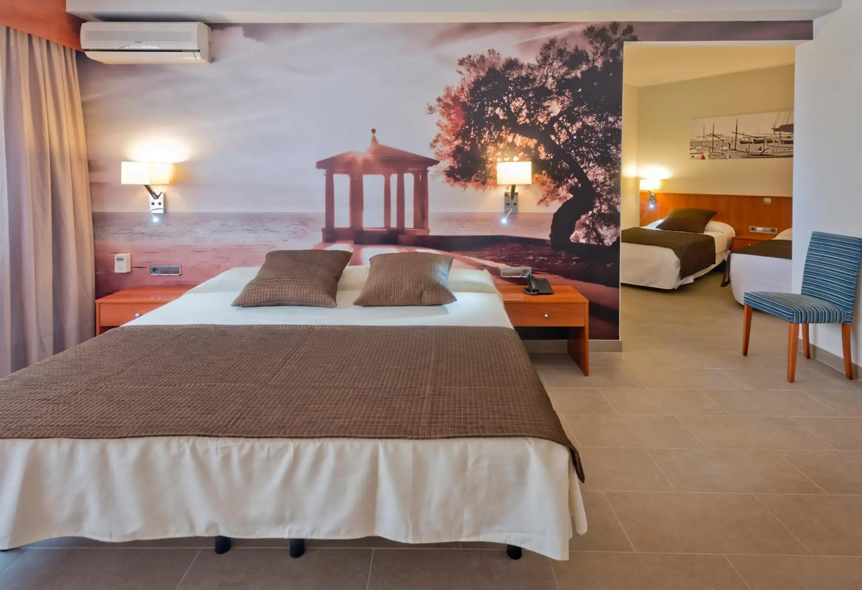 Photo of the whole room, Bed in GHT S'Agaro Mar Hotel