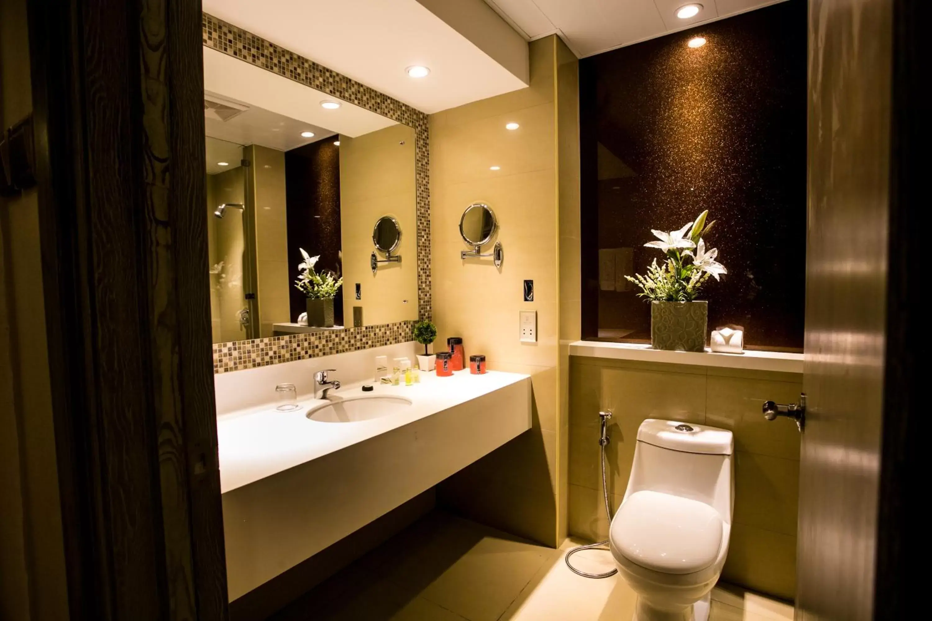 Bathroom in Prime Asia Hotel