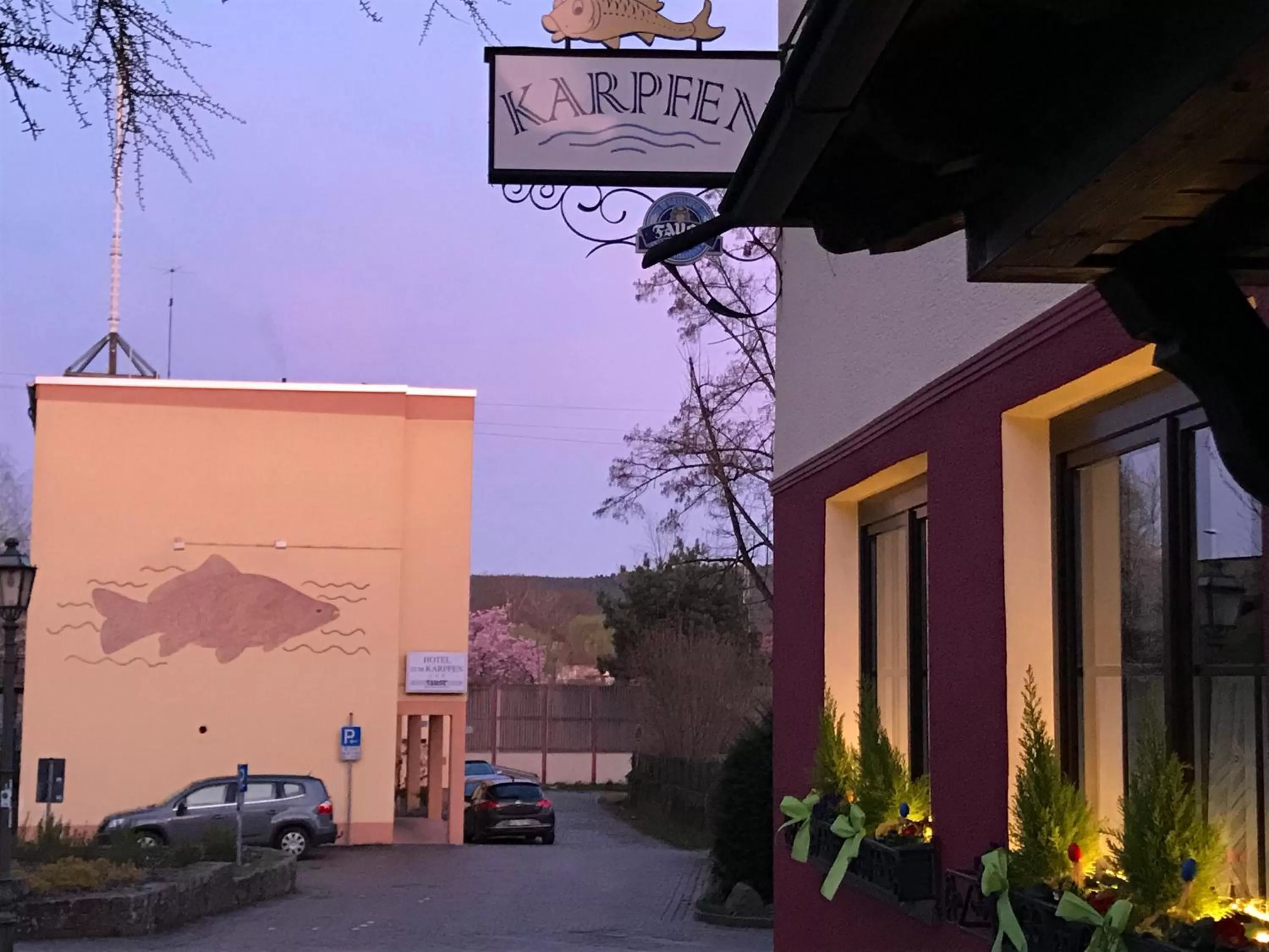 Property building in Hotel & Restaurant Zum Karpfen