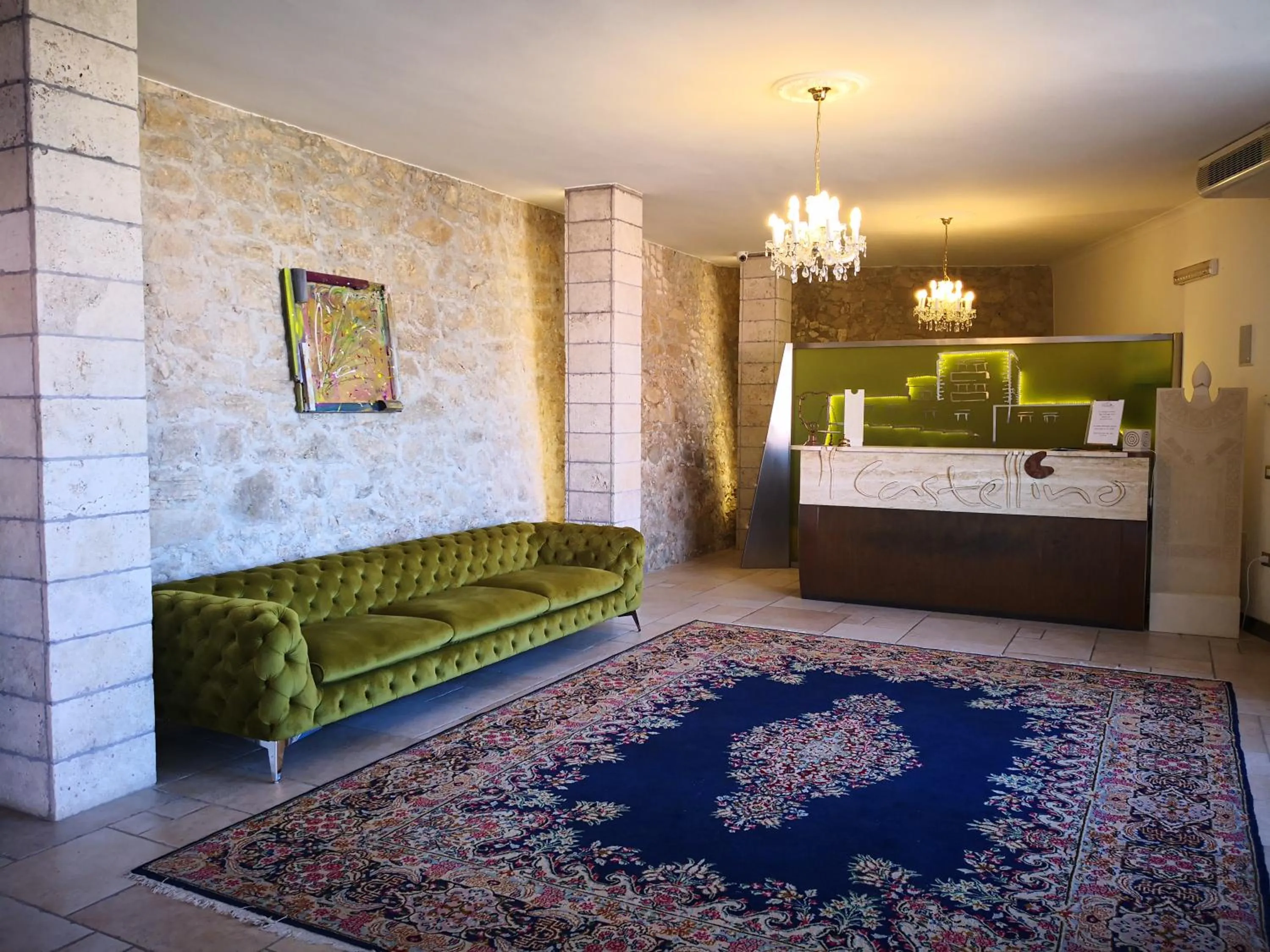 Lobby or reception in Hotel Boutique Il Castellino Relais