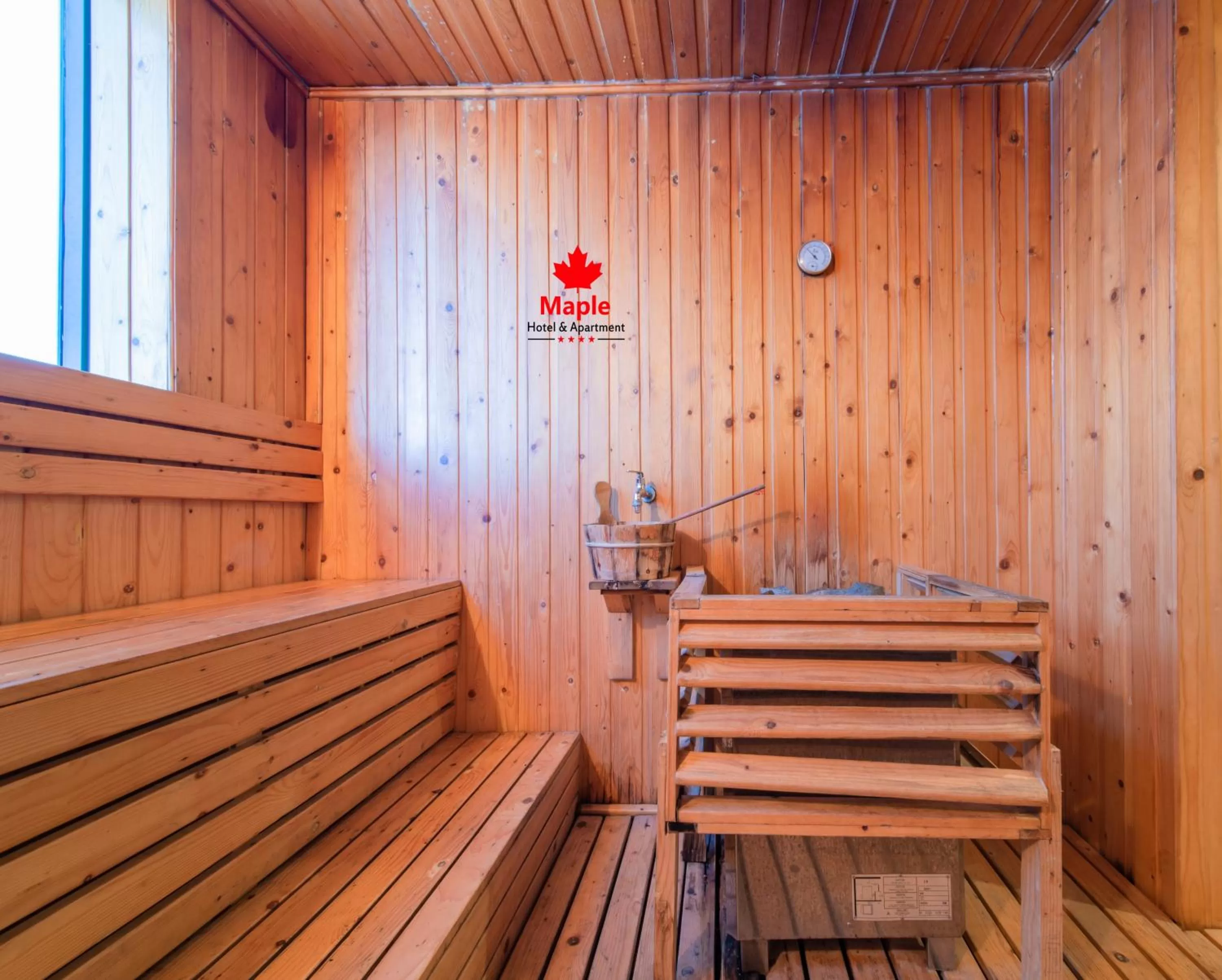 Sauna in Maple Hotel & Apartment