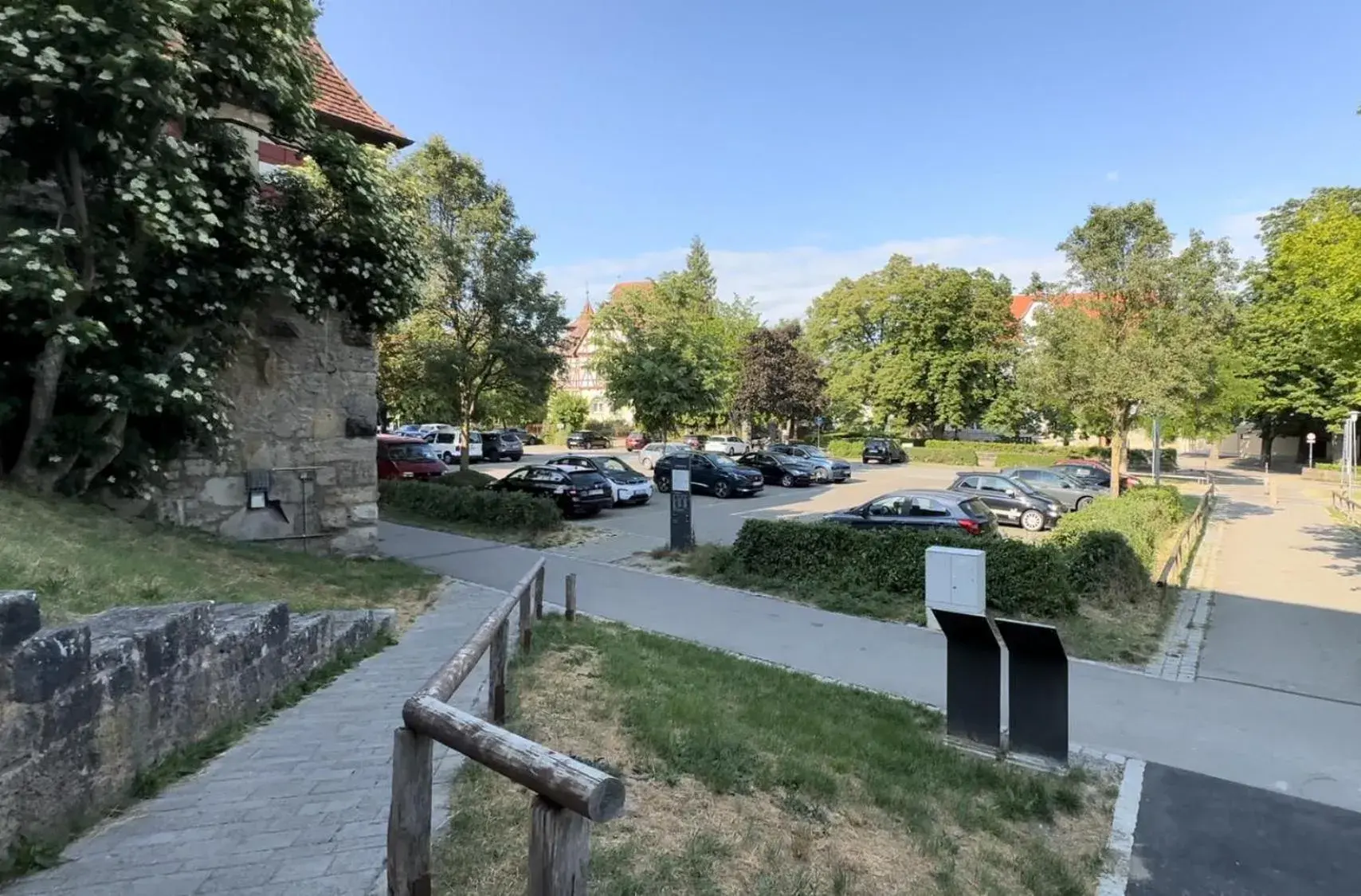 Parking in Prinzhotel Rothenburg