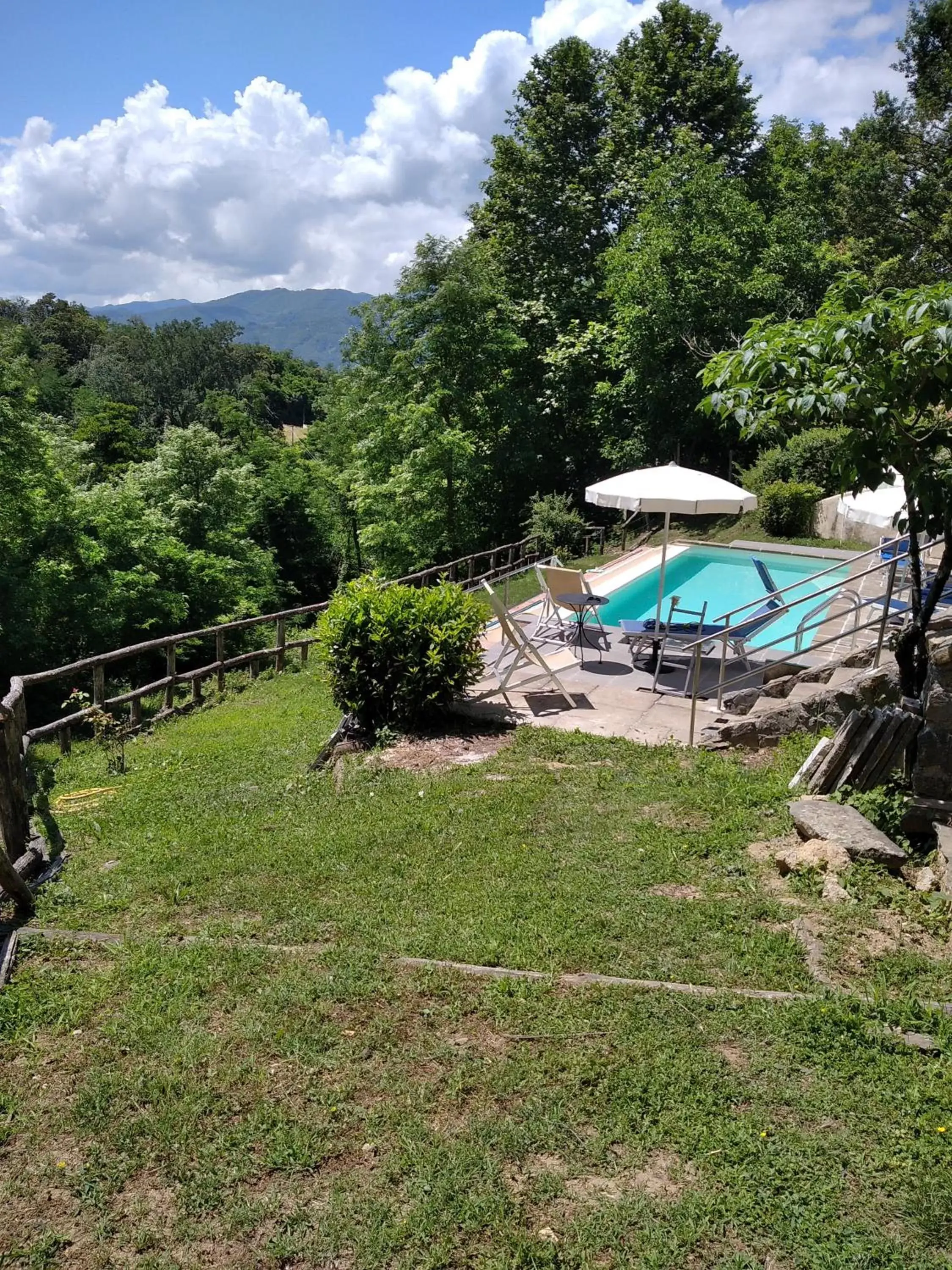 Pool View in Villa Belvedere