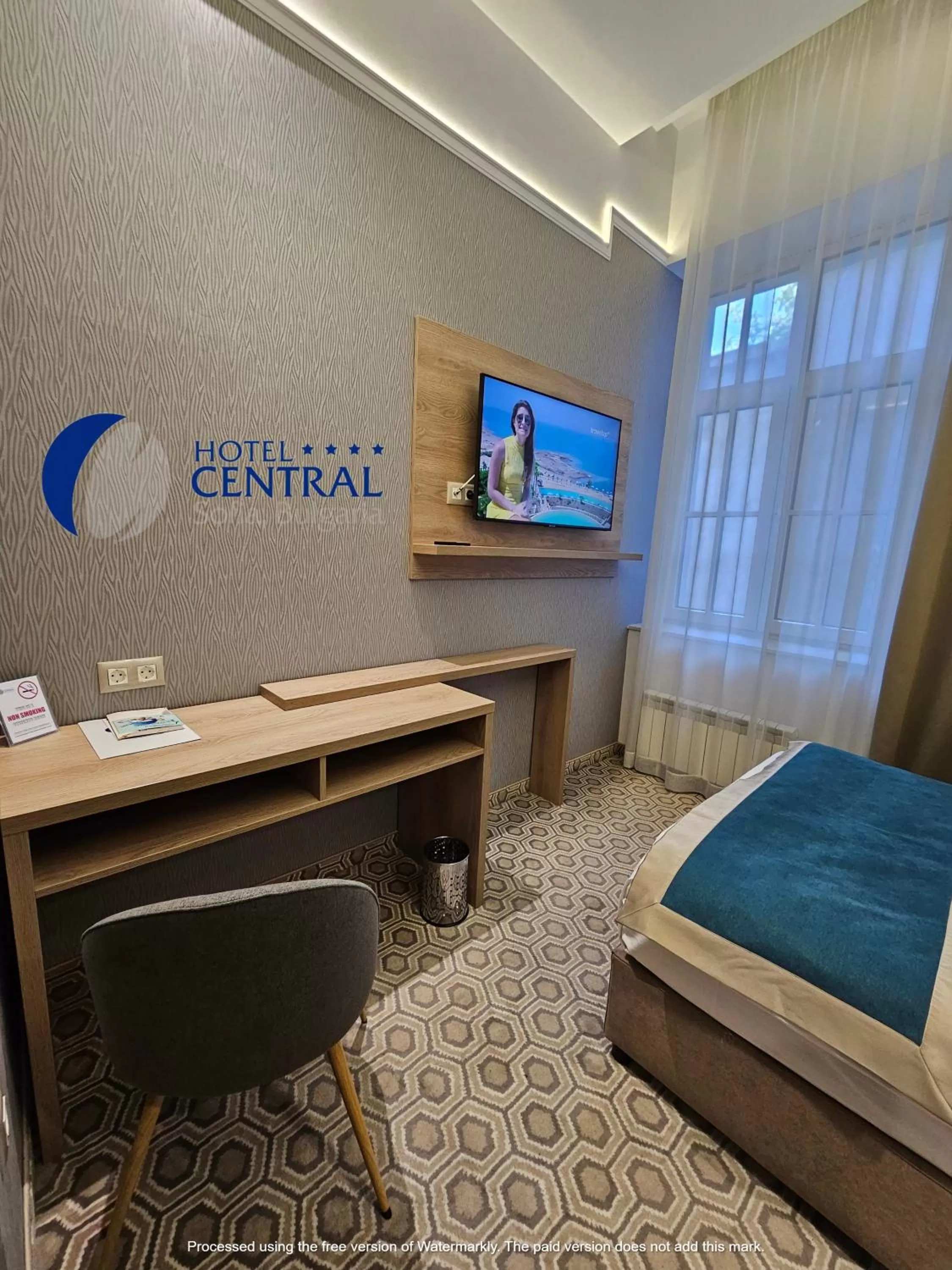 Photo of the whole room, Bed in Central Hotel Sofia